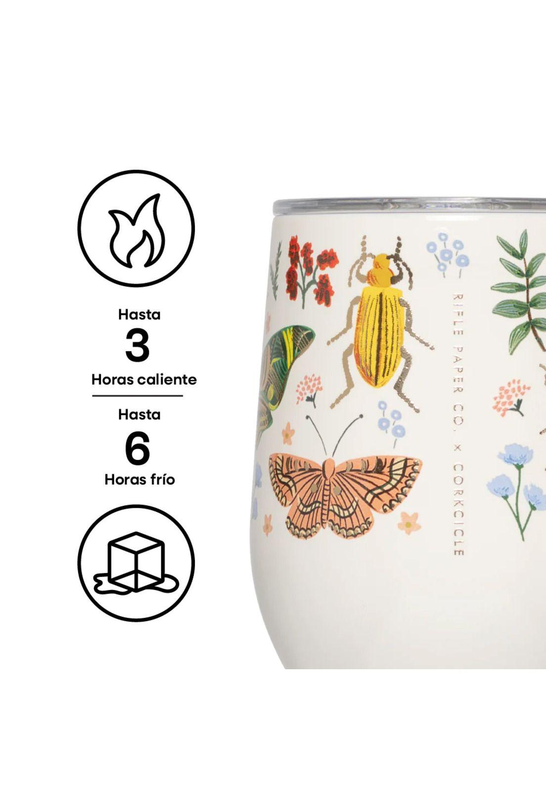 Copa Térmica 355ml Rifle Paper Curio Cream-3