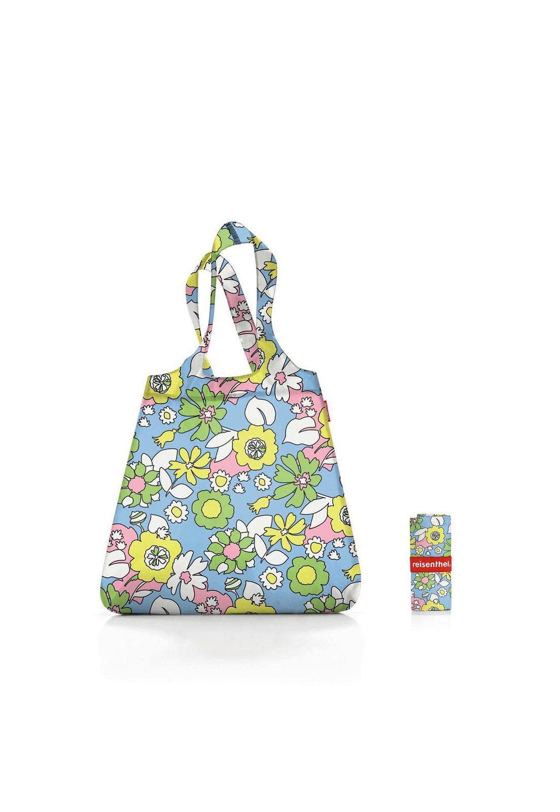 Bolsa de Compras mini maxi shopper - florist lagoon-0