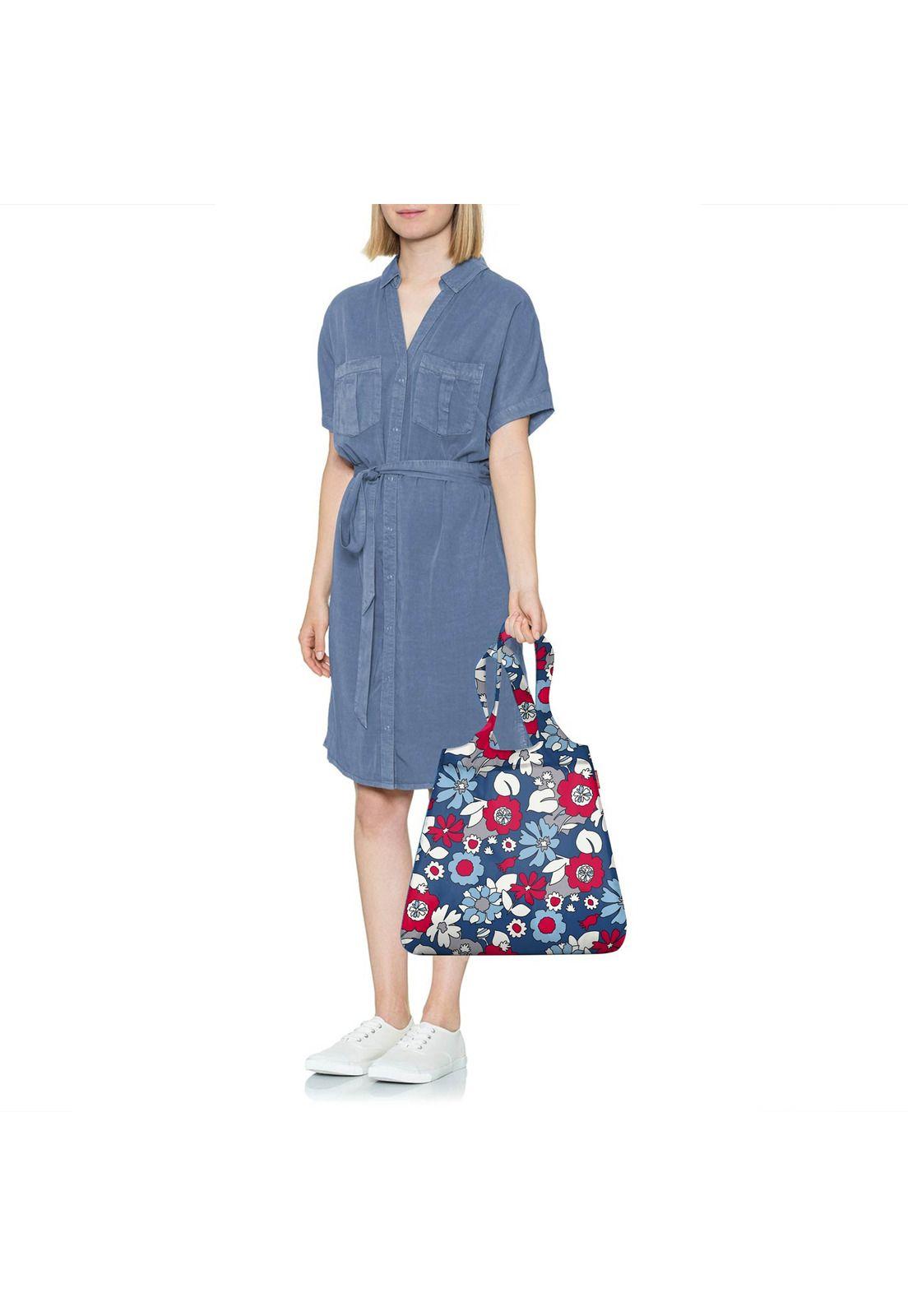 Bolsa de Compras mini maxi shopper - florist indigo-2