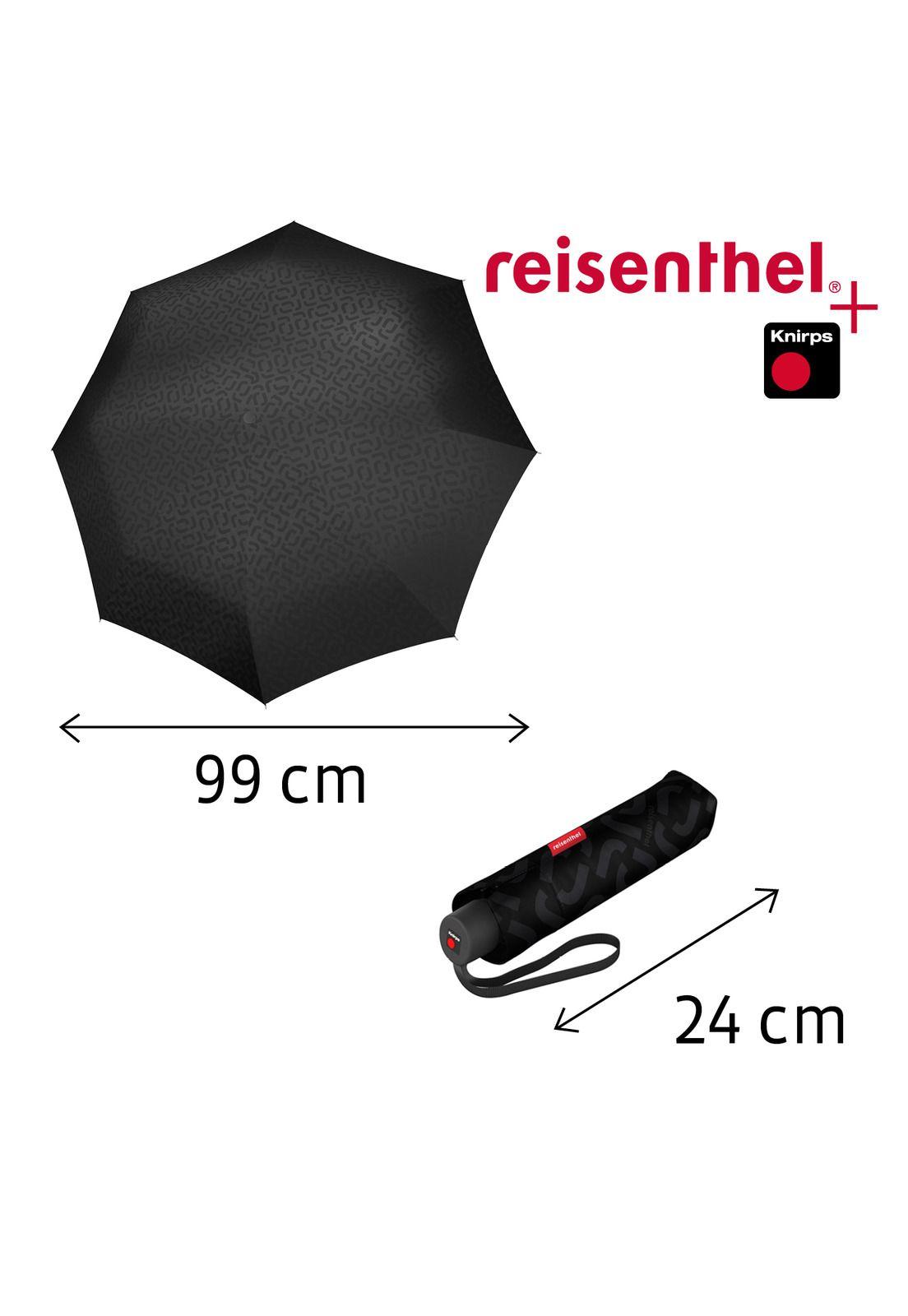 Paraguas Knirps+Reisenthel pocket classic - signature black hot print-3