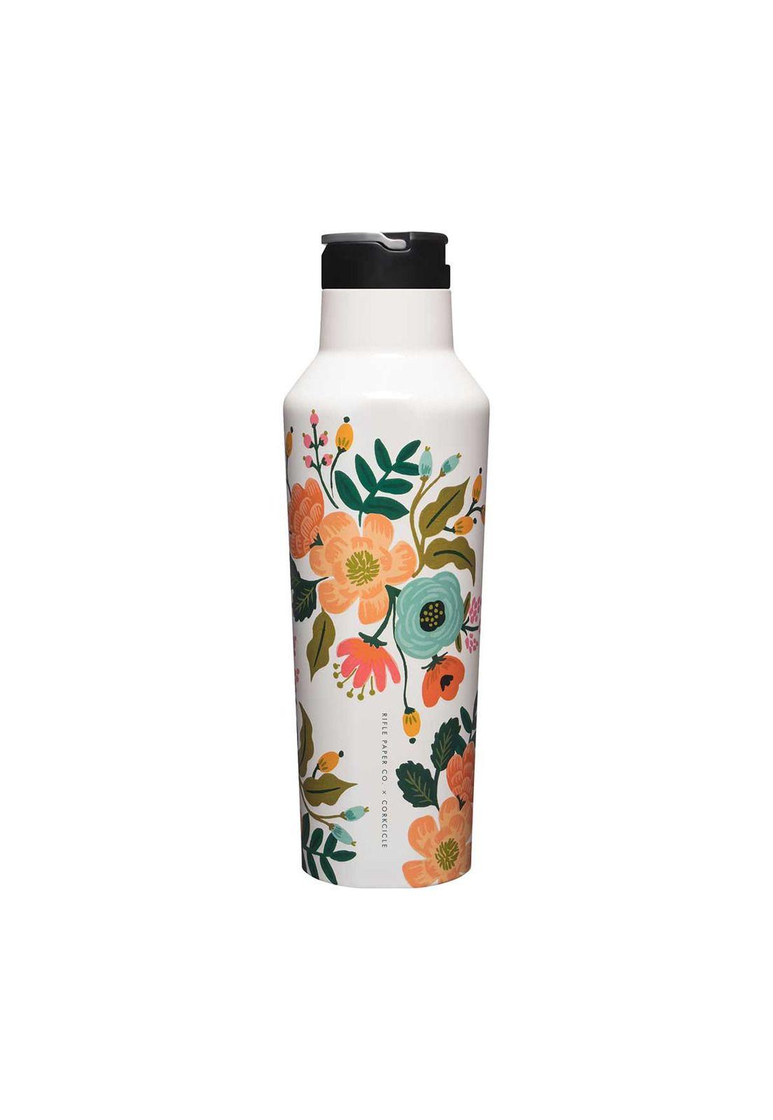 Botella de agua Térmica Sport 600ml Rifle Paper - Gloss Cream Lively Floral-0