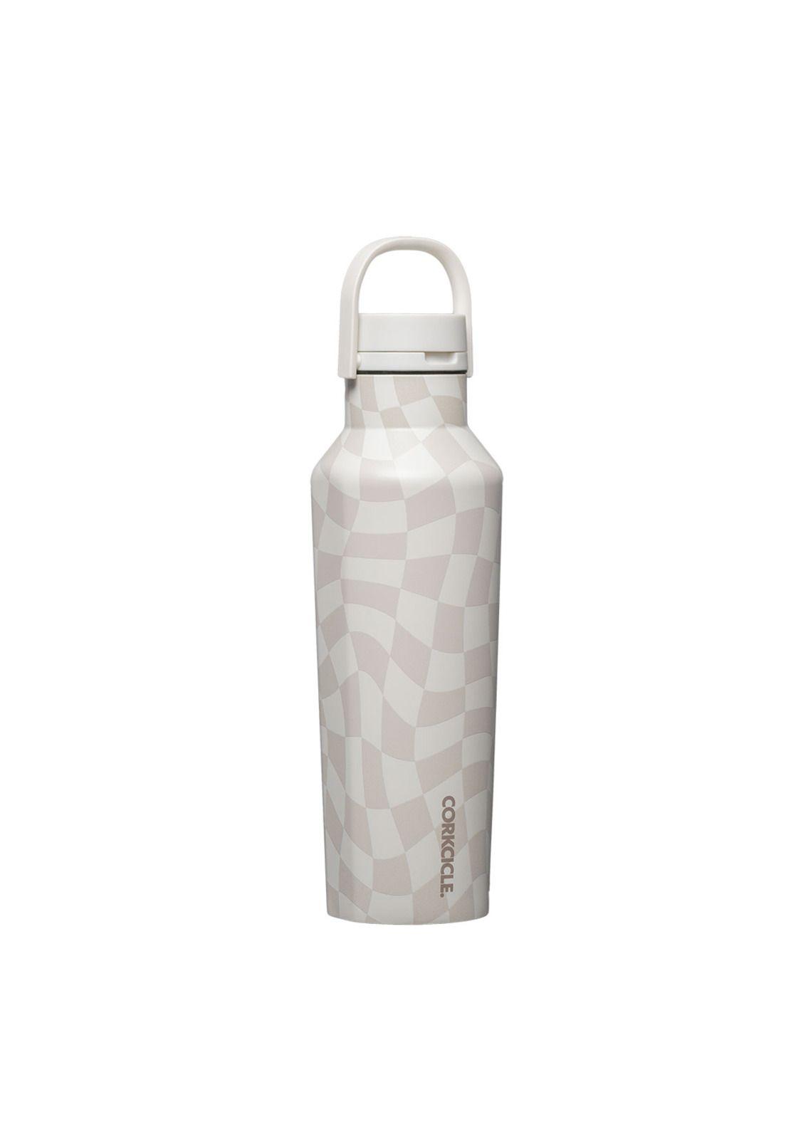Botella de agua Térmica Sport 600ml Wavy Checkerboard Neutrals-2