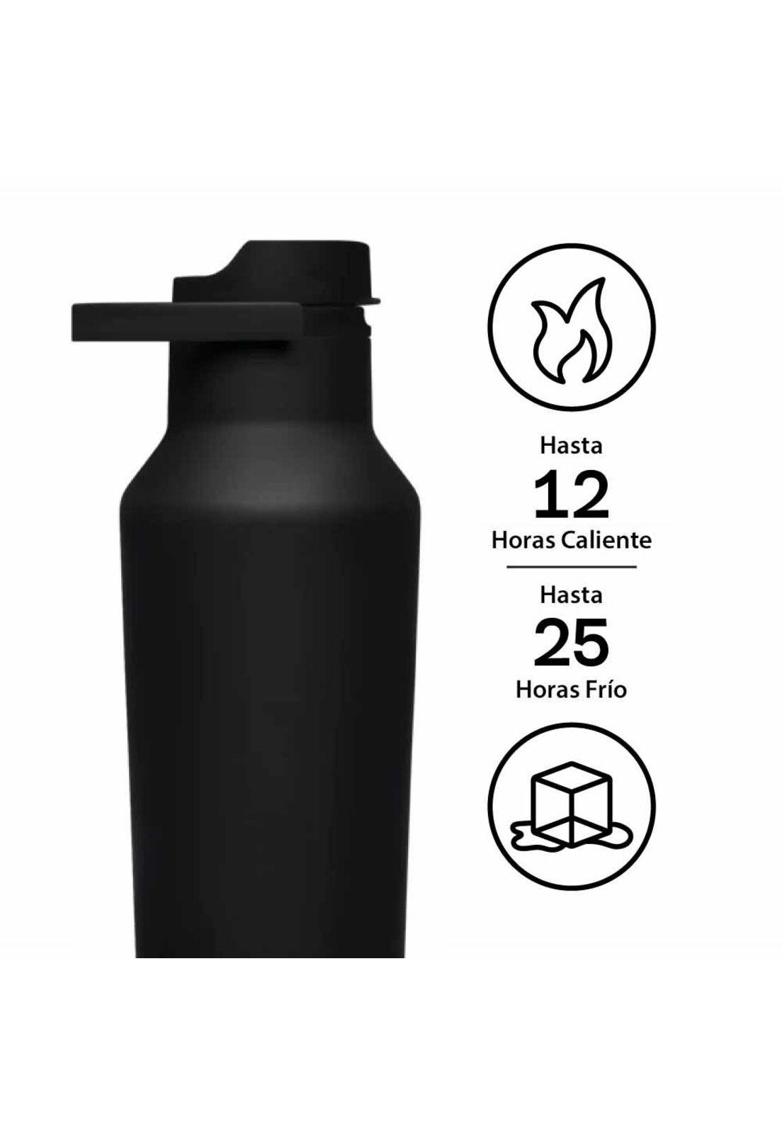 Botella de agua Térmica Sport 600ml Black-7