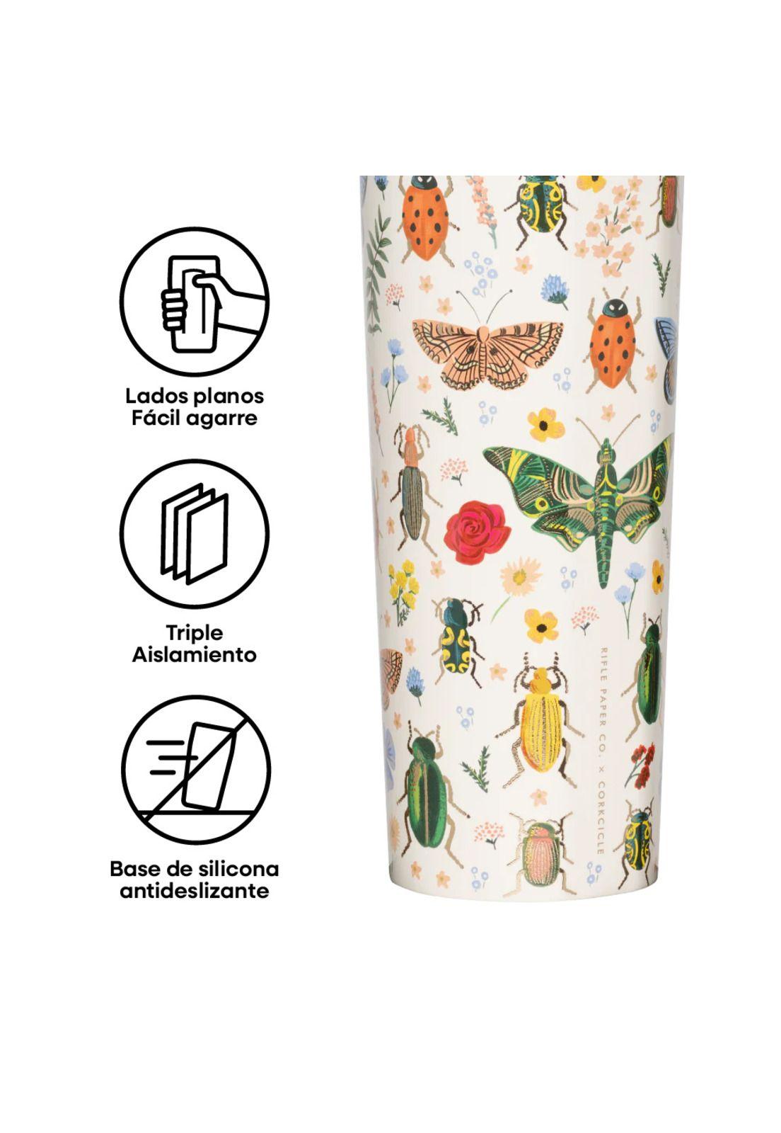 Botella de agua Térmica Sport 600ml Rifle Paper Curio Cream-3