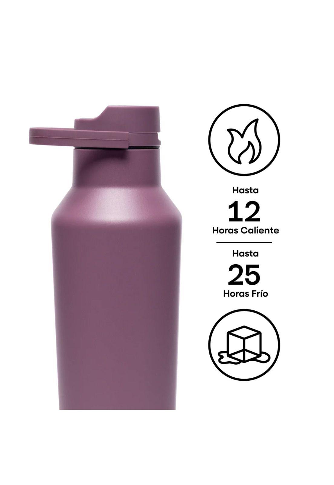 Botella de agua Térmica Sport 600ml Mauve-3
