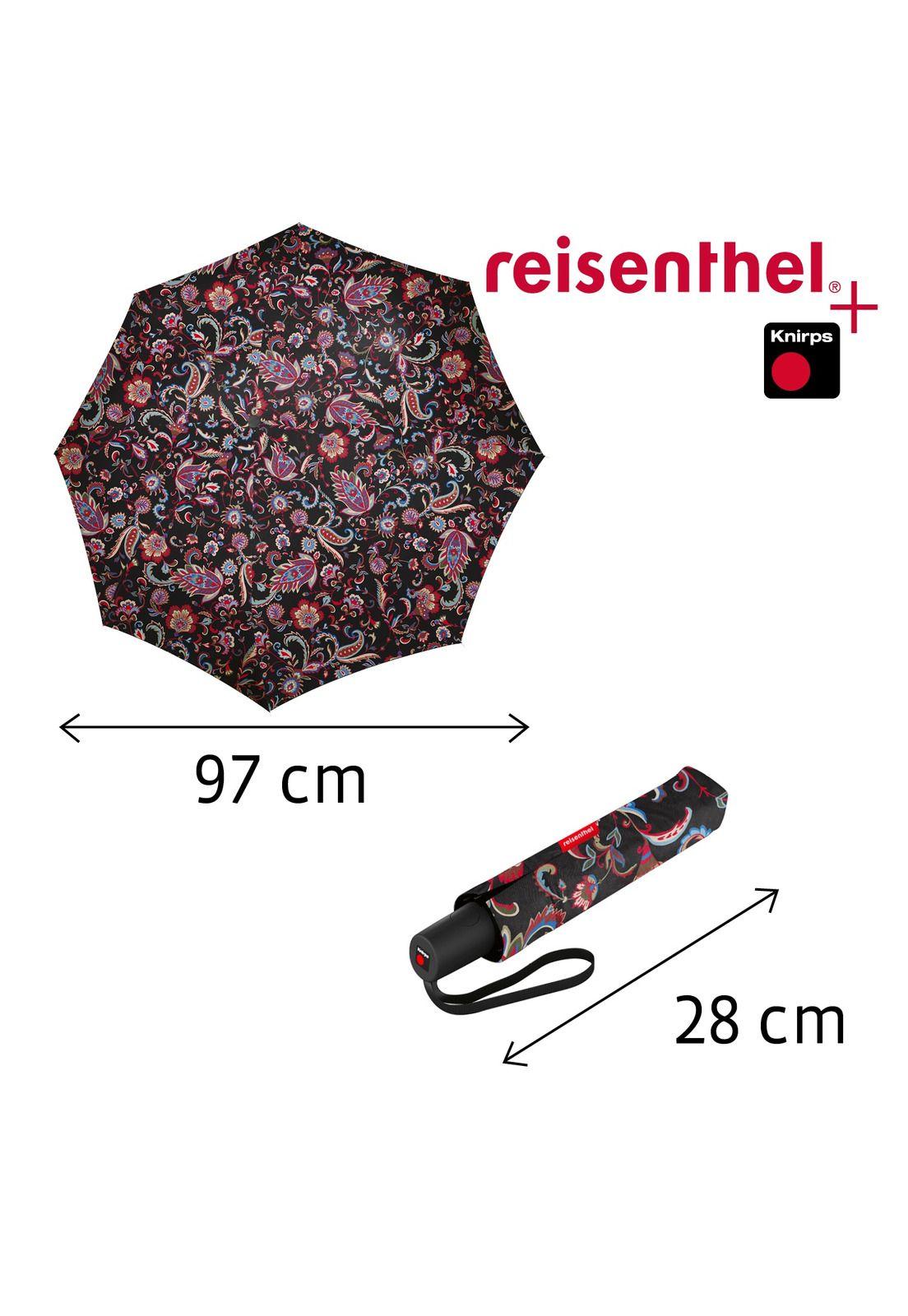Paraguas Knirps+Reisenthel pocket duomatic - paisley black-2