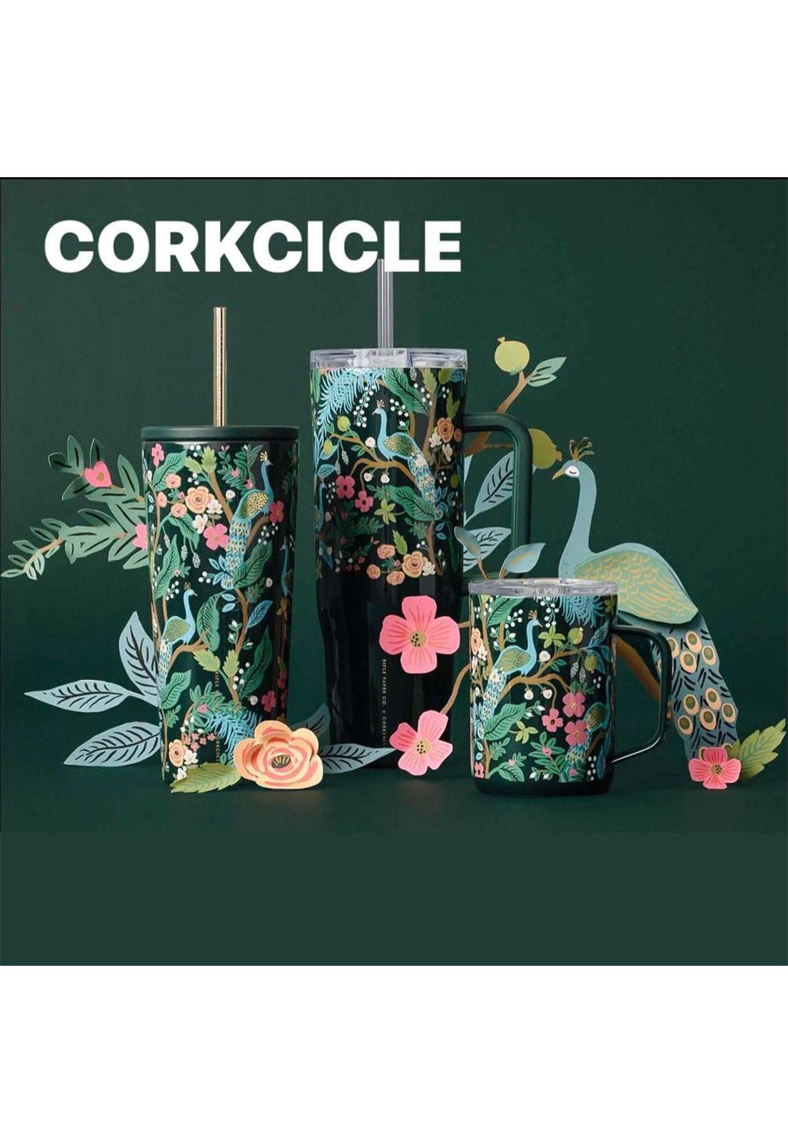 Copa Térmica 355ml Rifle Paper Peacock Blue-4