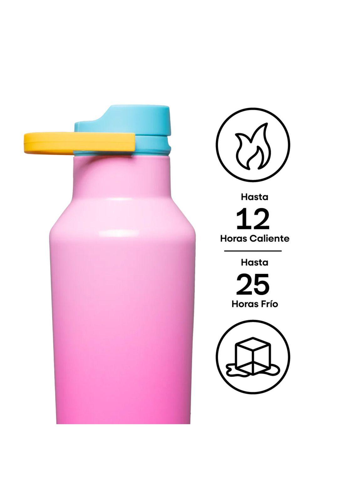 Botella de agua Térmica Sport 600ml Pink Pop-4