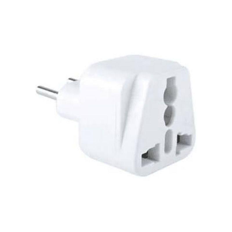 Adaptador Enchufe Americano A Europeo Chileno-0