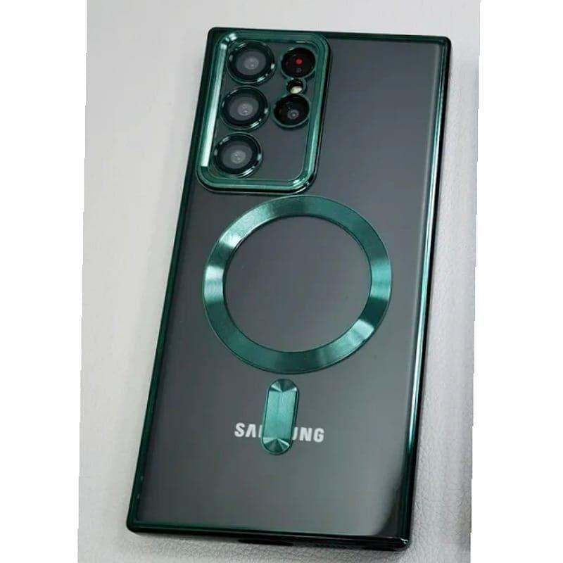 Funda Transparente De Lujo Con Magfase para Samsun-1