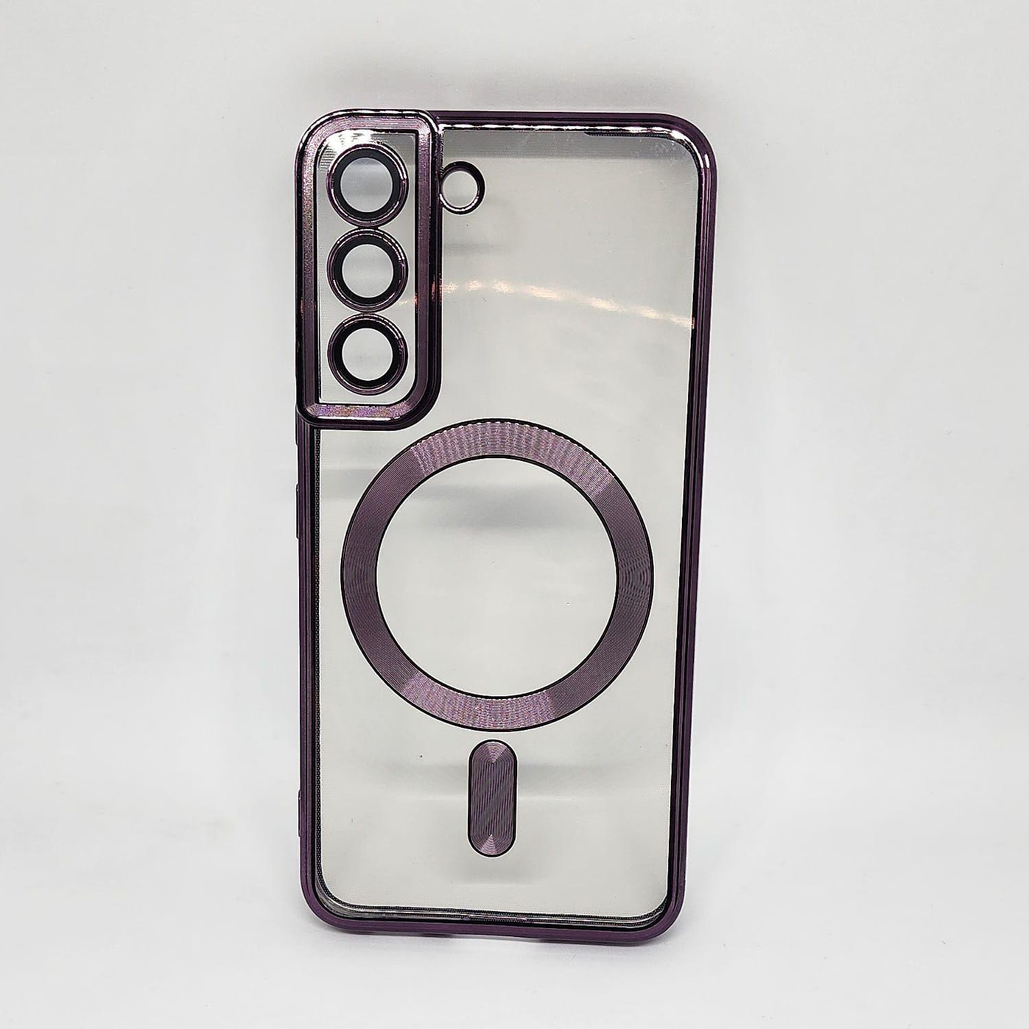 Funda Transparente De Lujo Con Magfase para Samsun-0