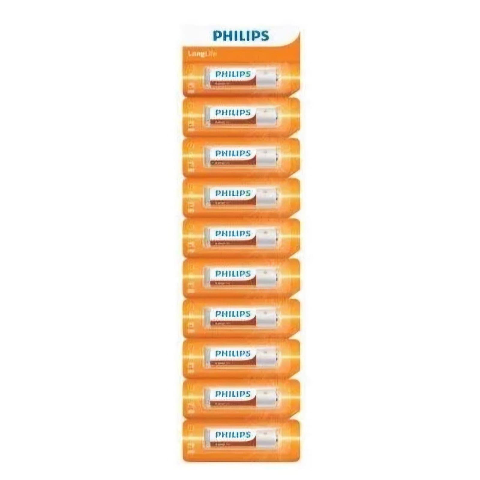 Pack De 10 Pilas Cloruro Zinc AAA Philips-0
