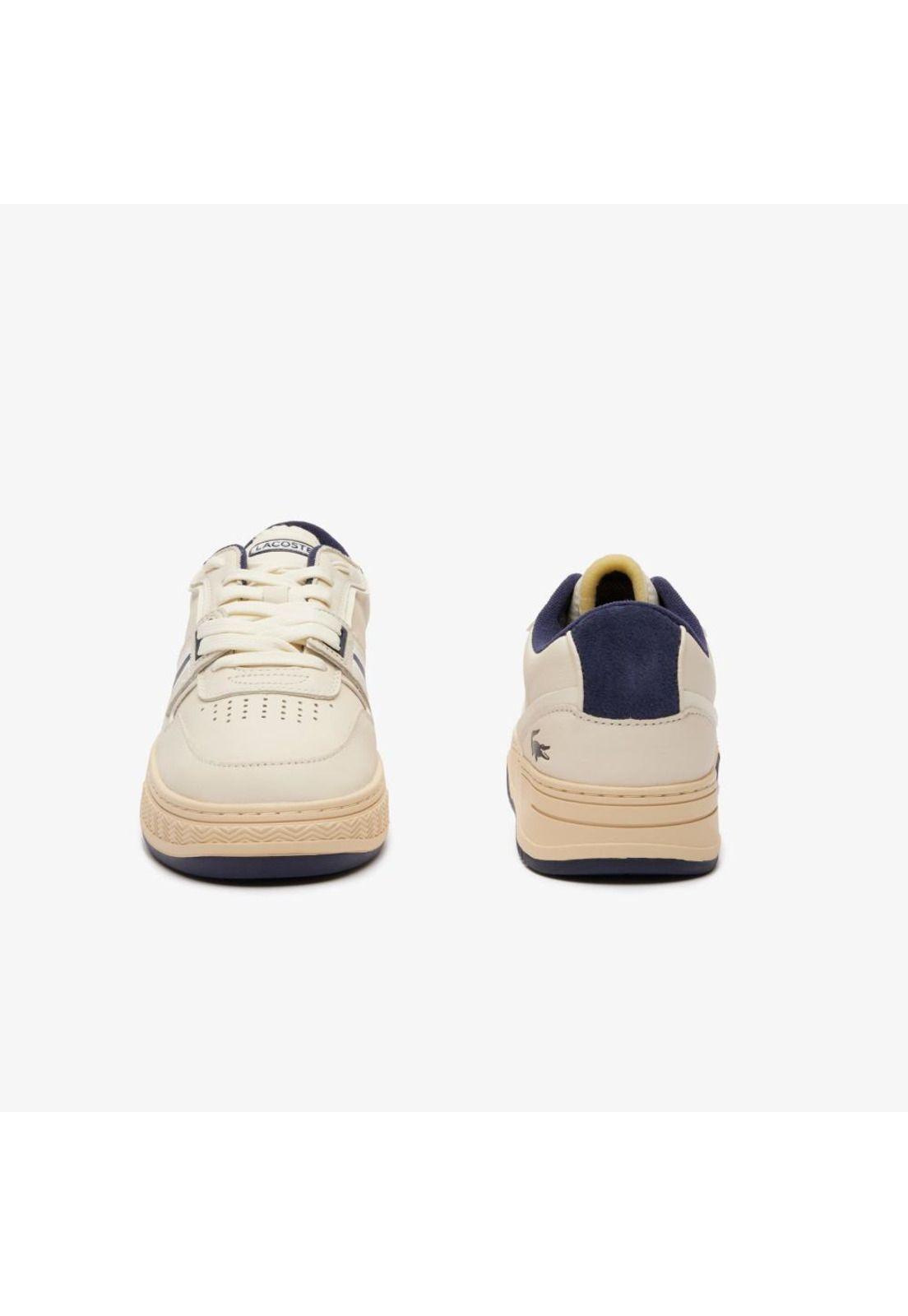 Zapatilla Lacoste L001 Cuero Hombre Blanco-4