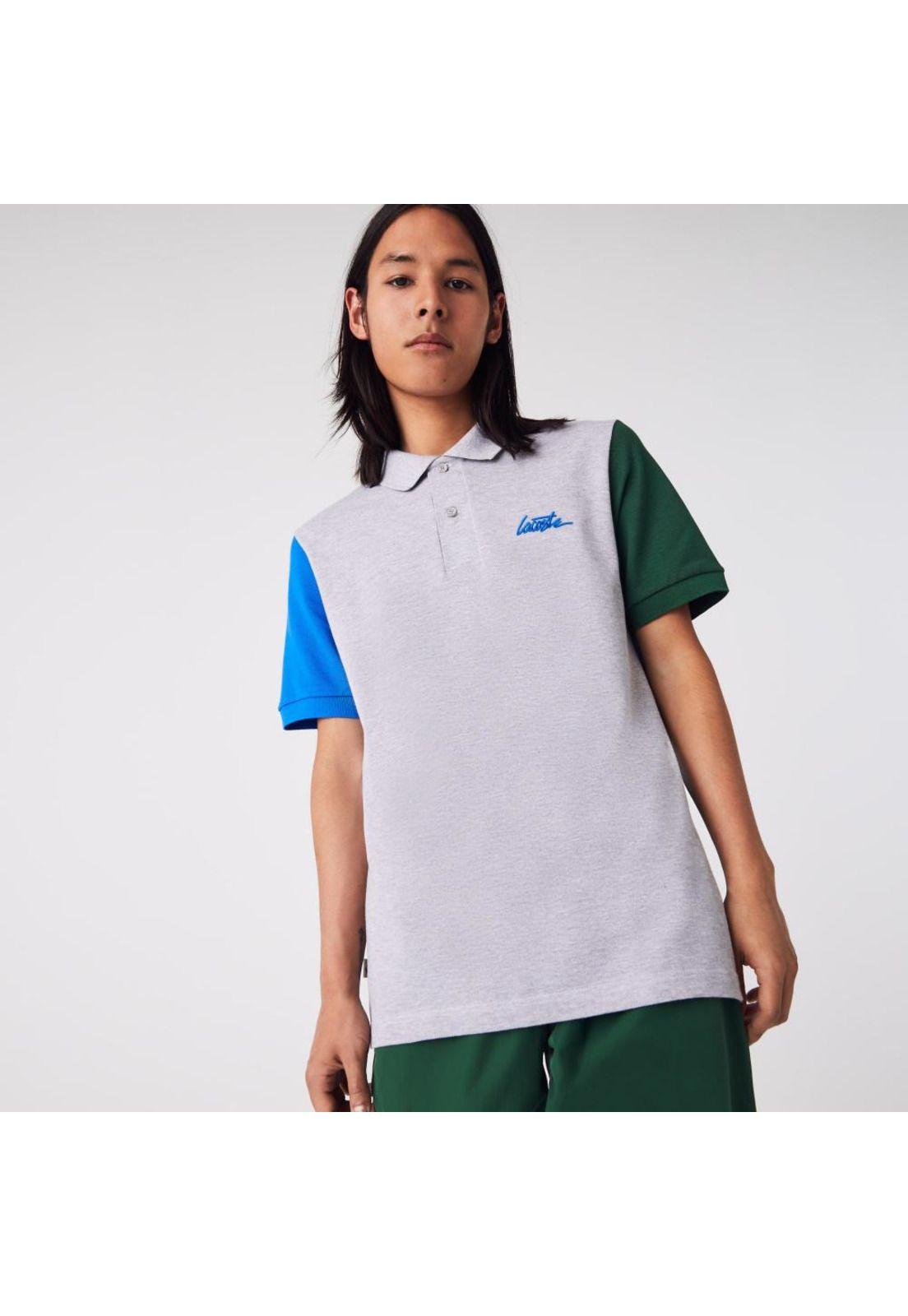 Polera Polo Lacoste PH274 Hombre Gris-4