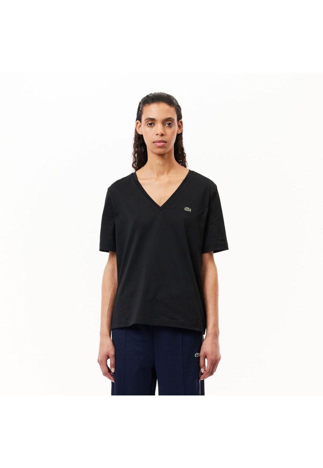 Polera Lacoste TF7300 Mujer Blanco-0