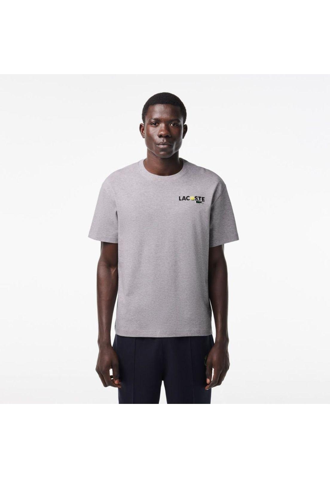 Polera Lacoste TH7363 Hombre Gris-0