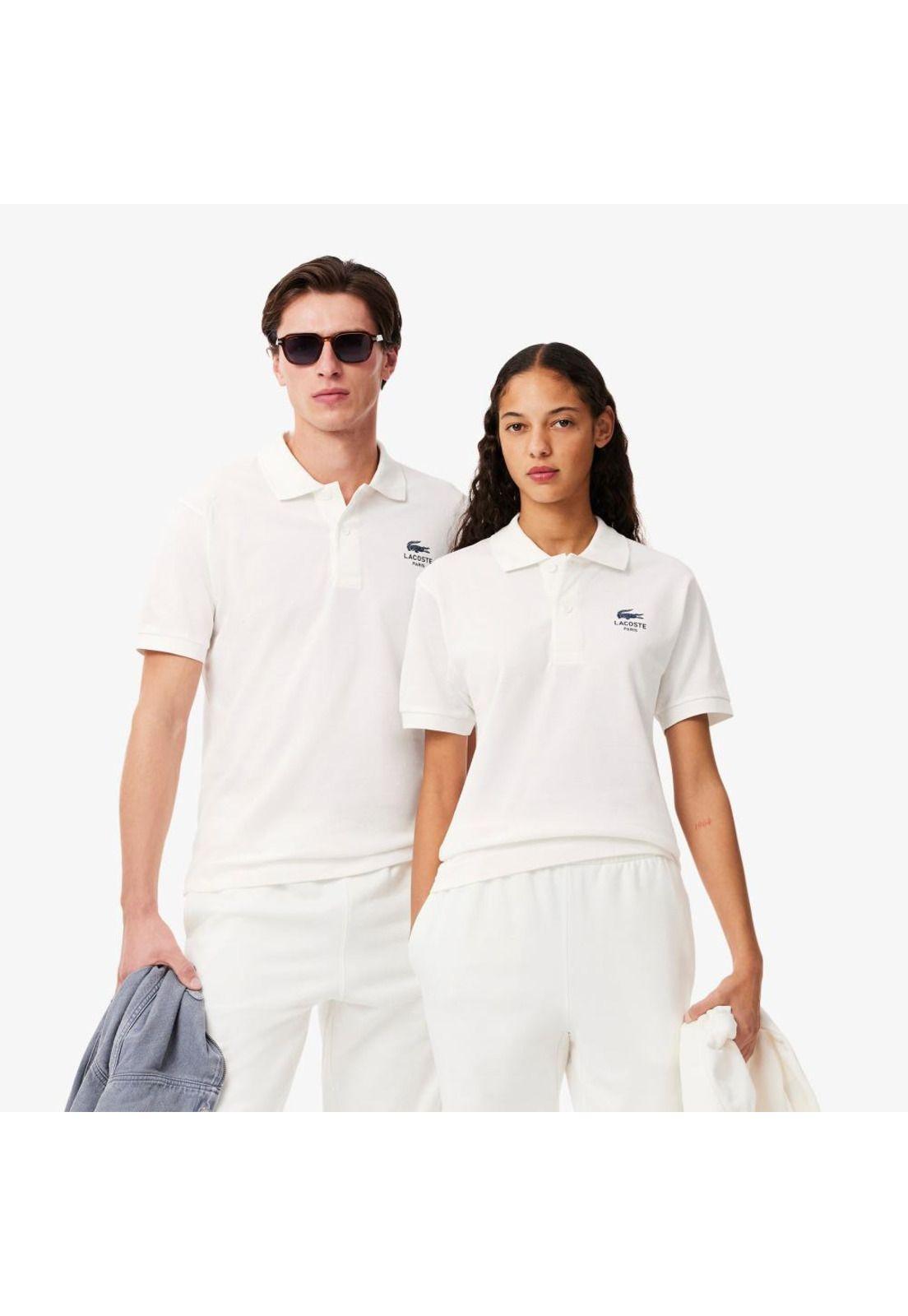 Polera Polo Algodón Unisex Lacoste PH2723 Blanco-0