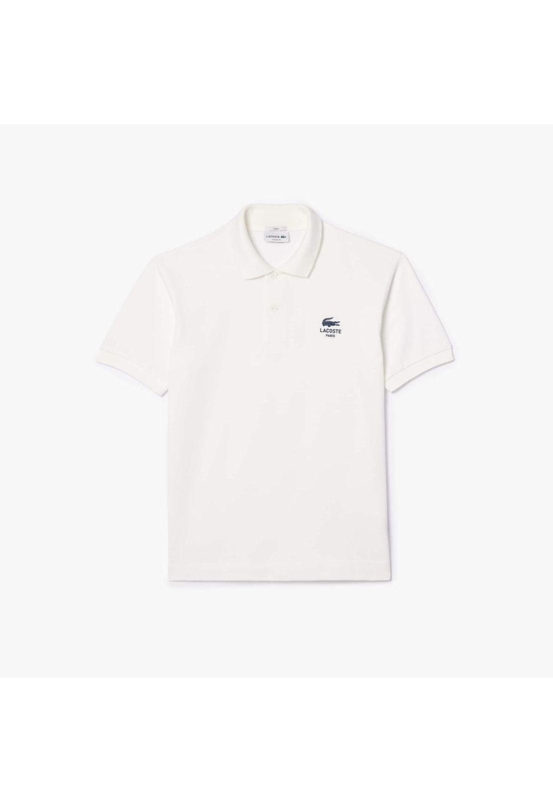 Polera Polo Algodón Unisex Lacoste PH2723 Blanco-2