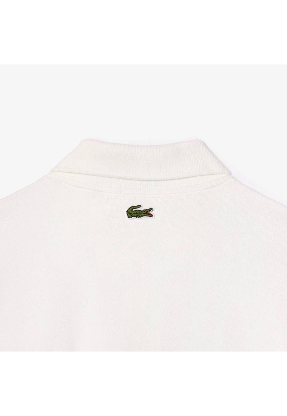 Polera Polo Algodón Unisex Lacoste PH2723 Blanco-4