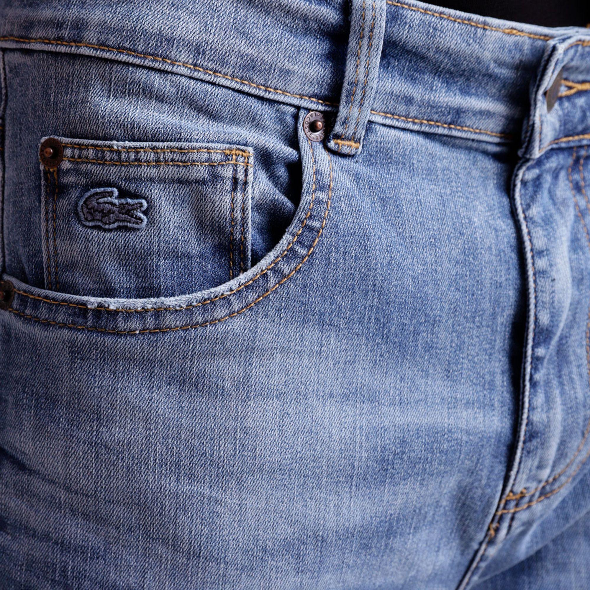 Pantalón Lacoste Hh4402 Hombre Celeste-5