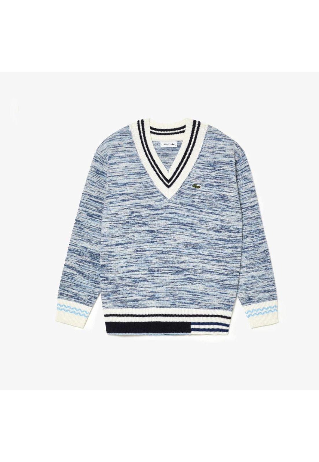 Sweater Lacoste AF0652 Mujer Celeste-1
