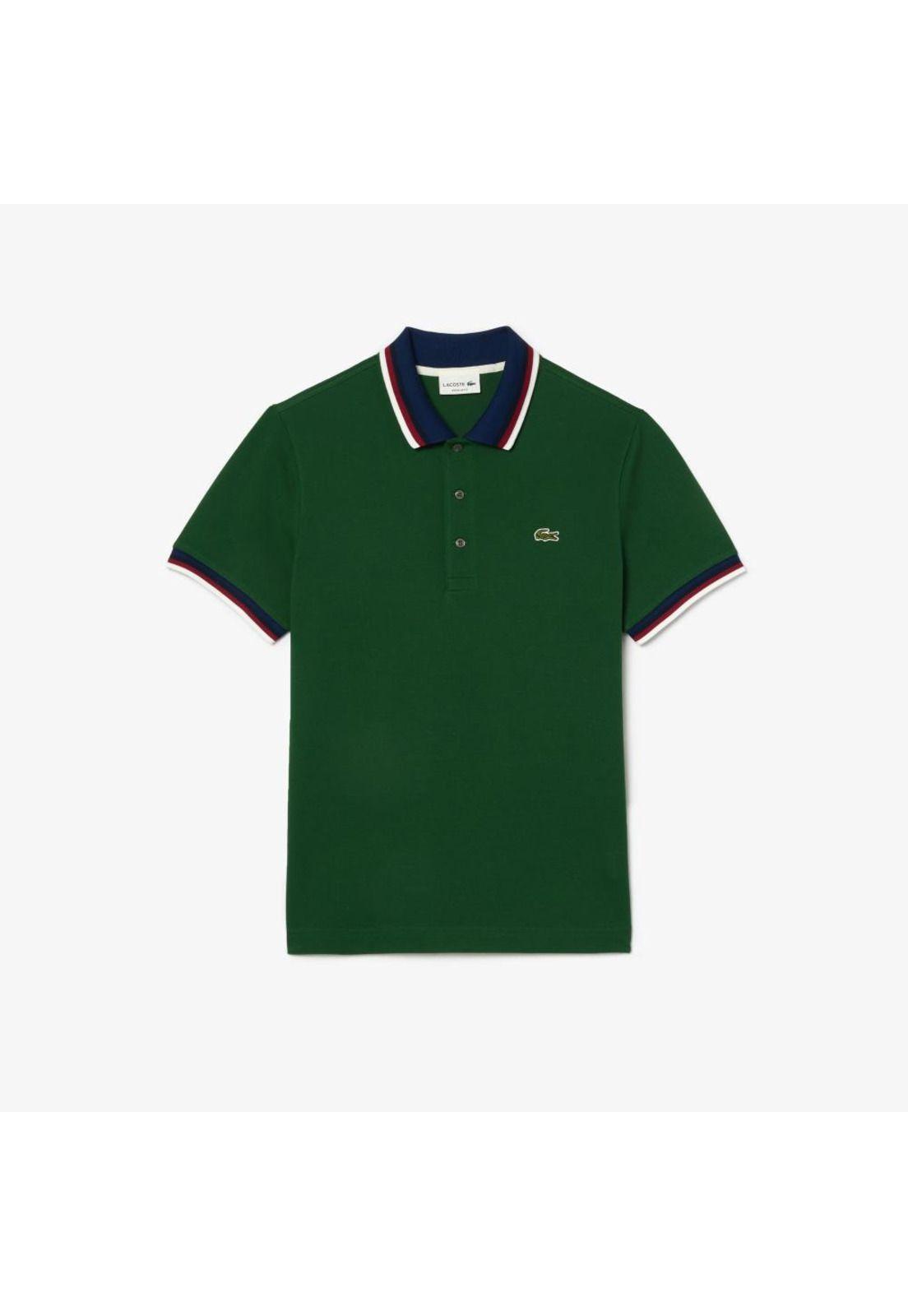 Polera Polo Lacoste PH3461 Hombre Verde-2