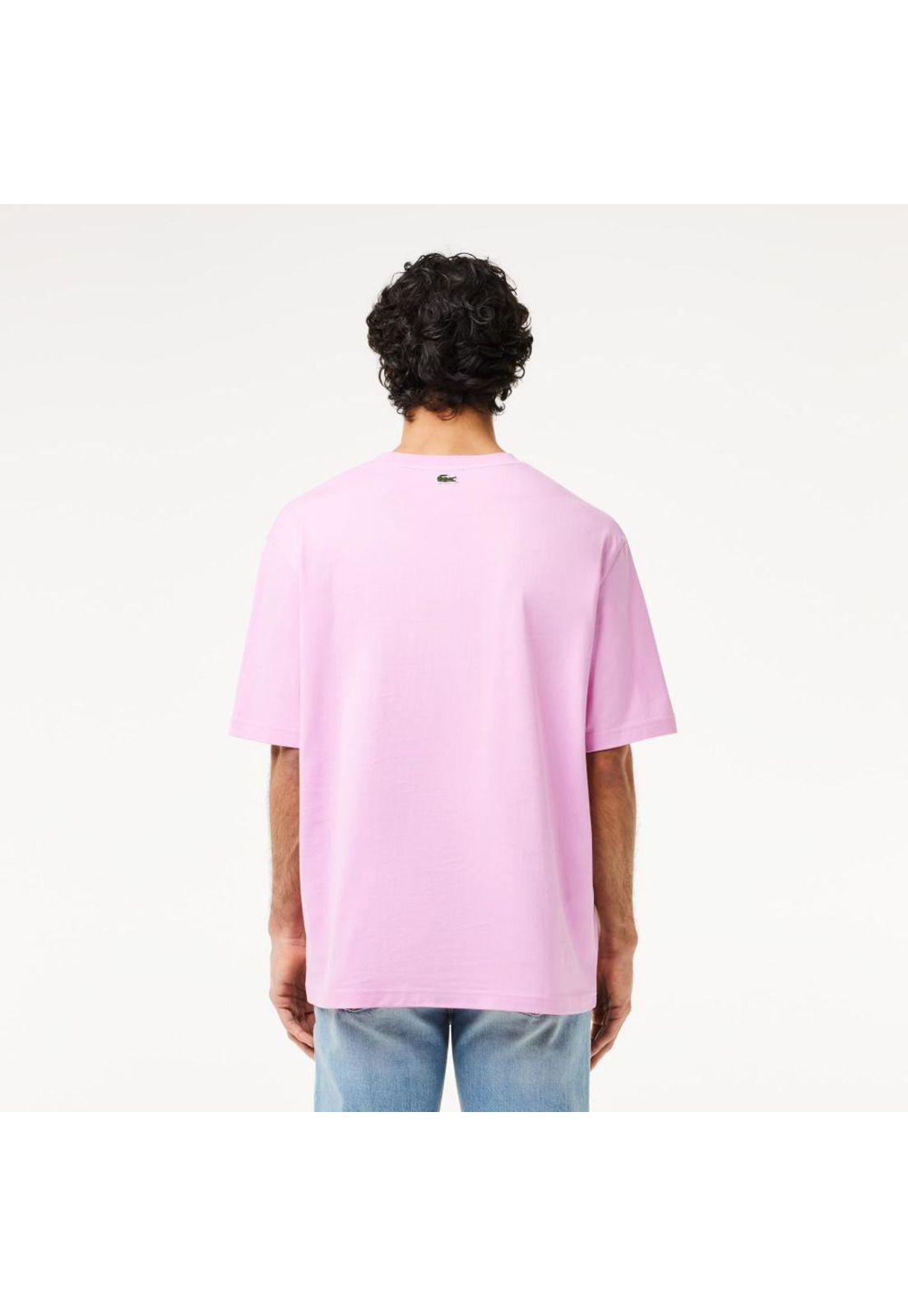Polera  Lacoste TH7315 Hombre Rosa-2