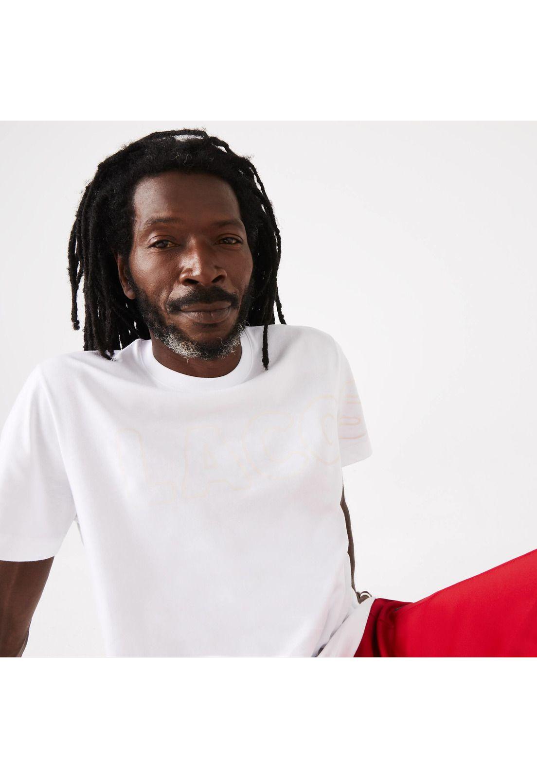 Polera Lacoste TH1741 Hombre Blanco-0