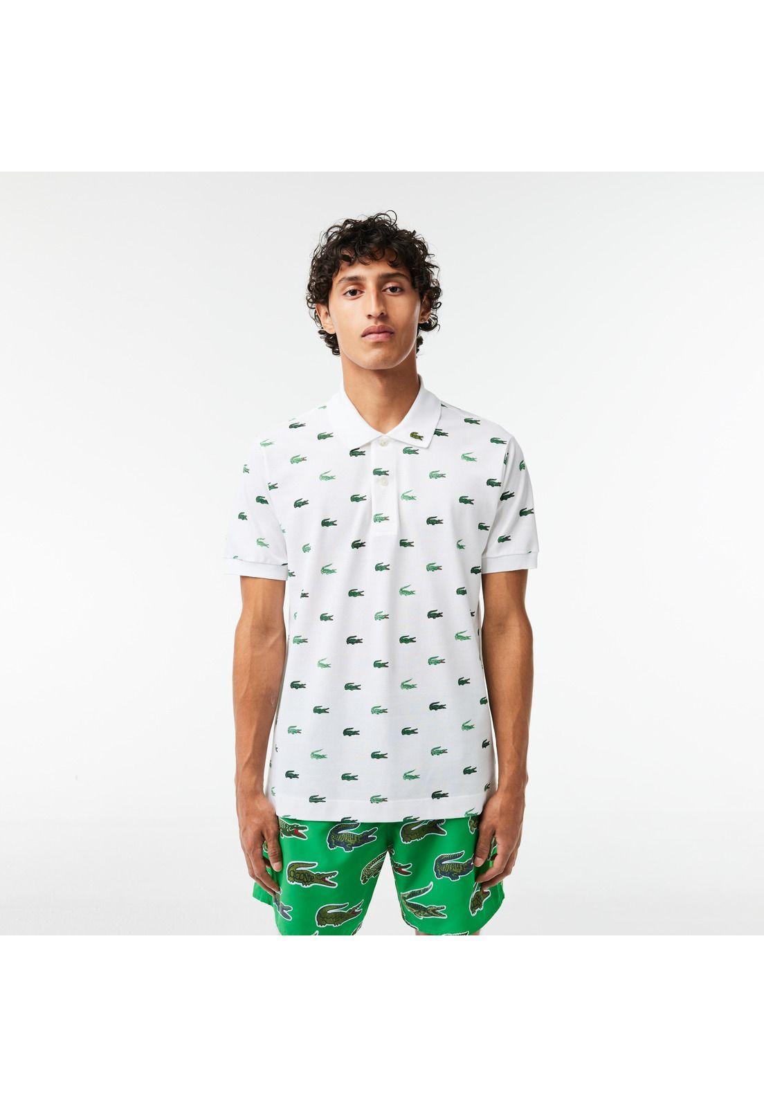 Polera Polo Lacoste PH356 Hombre Blanco-0