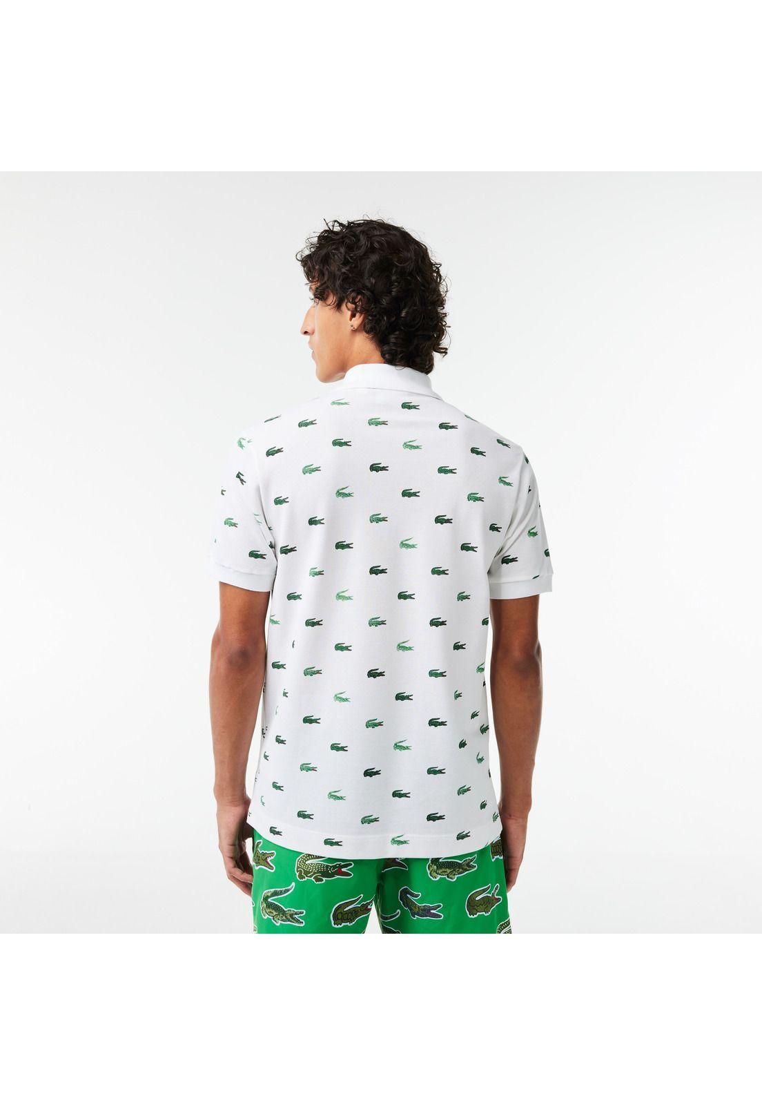 Polera Polo Lacoste PH356 Hombre Blanco-2