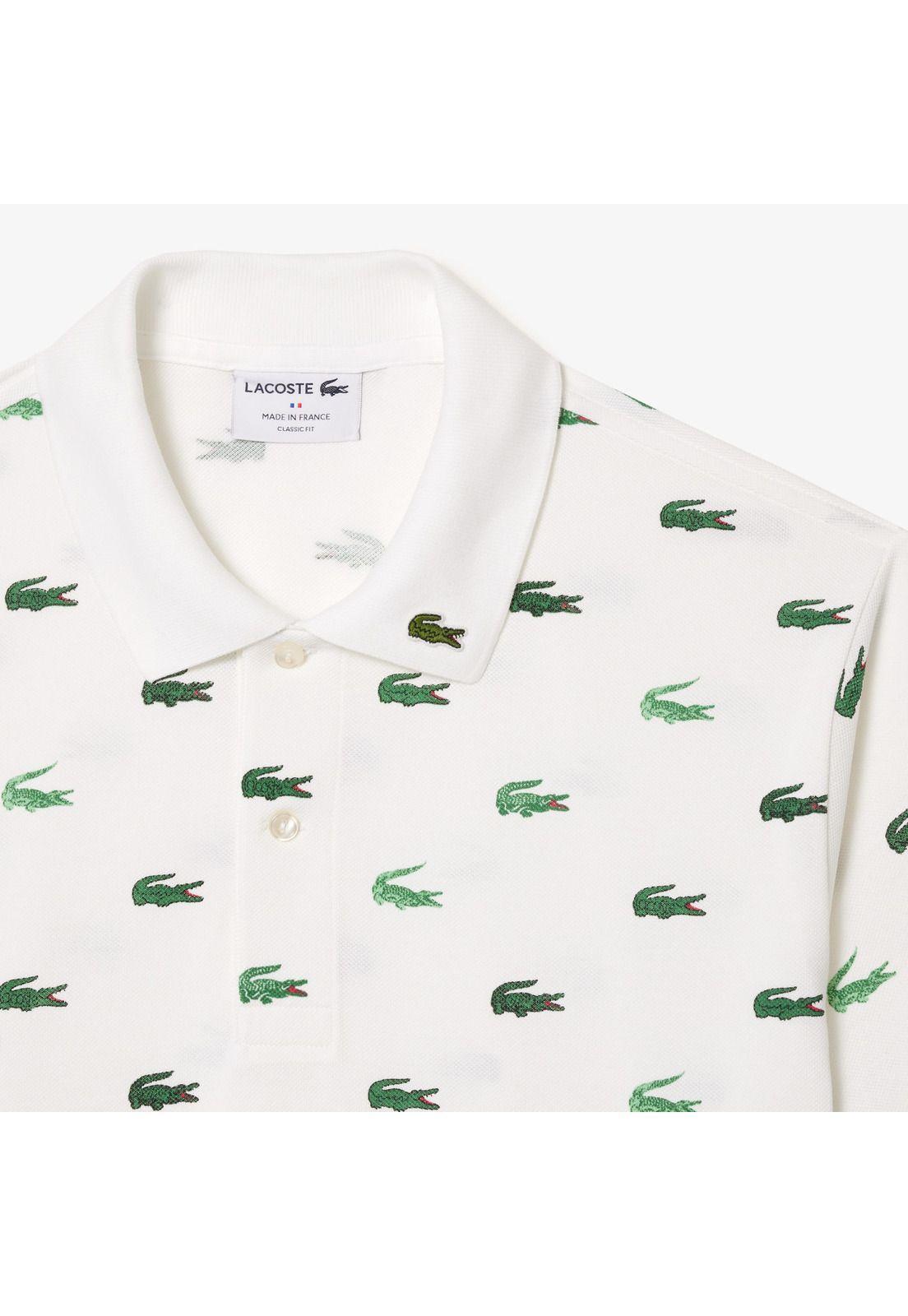 Polera Polo Lacoste PH356 Hombre Blanco-4