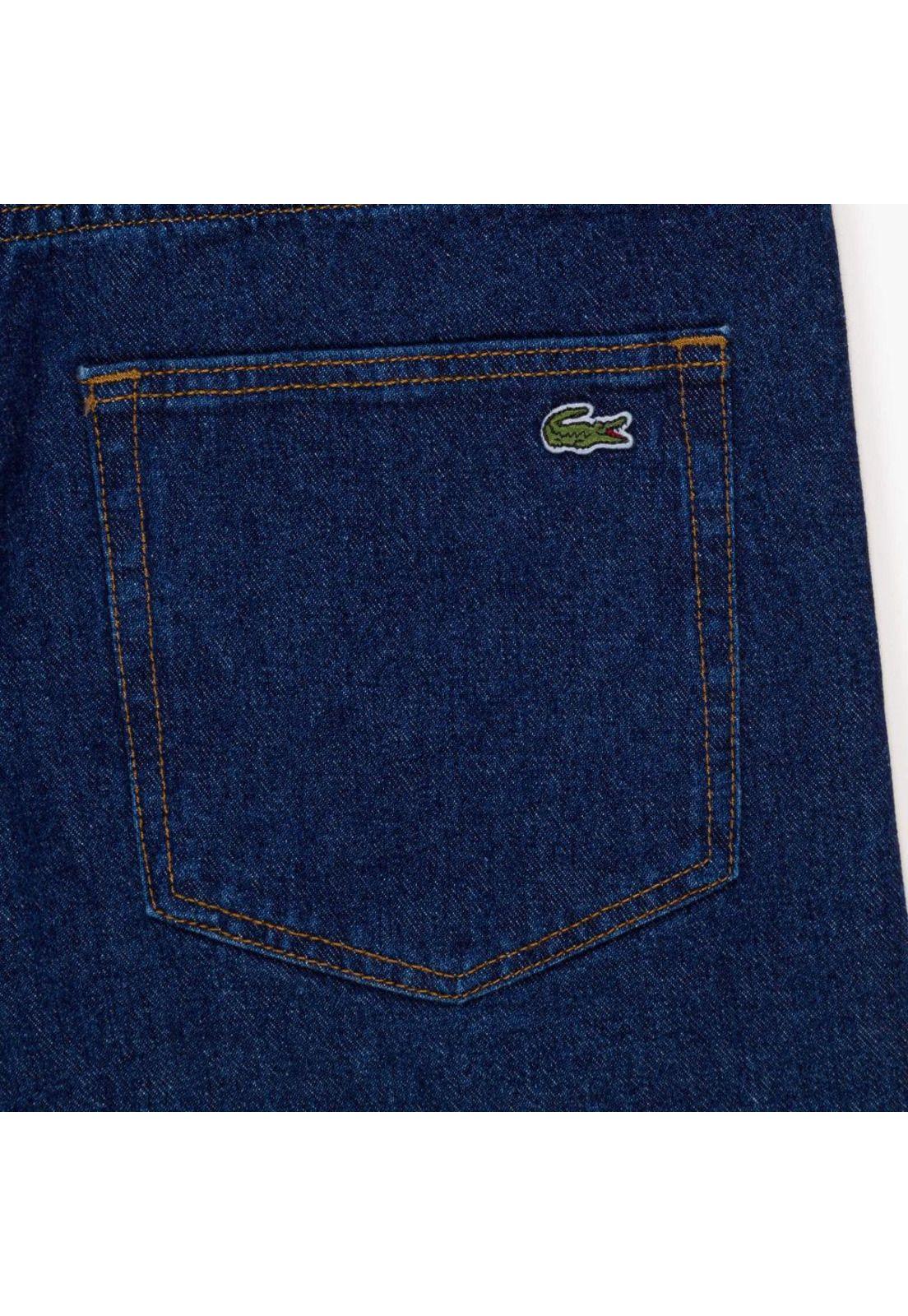 Bermuda Lacoste FH4614 Hombre Azul-2