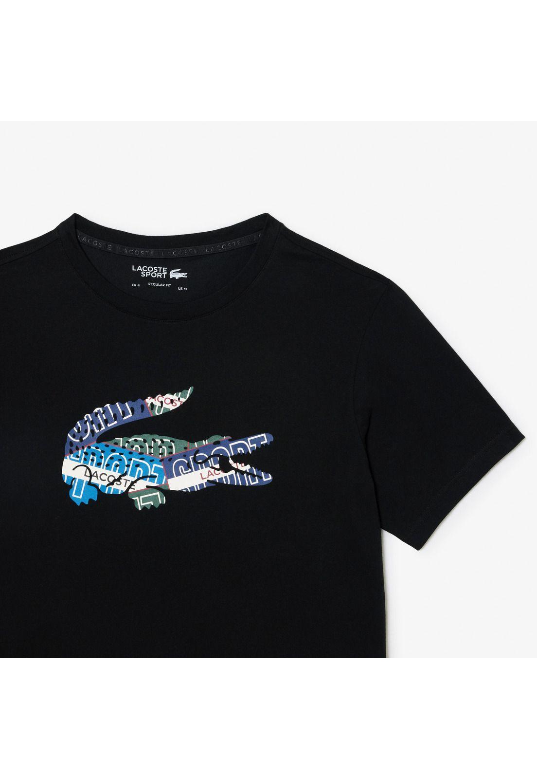 Polera Lacoste TH1801 Hombre Negro-3