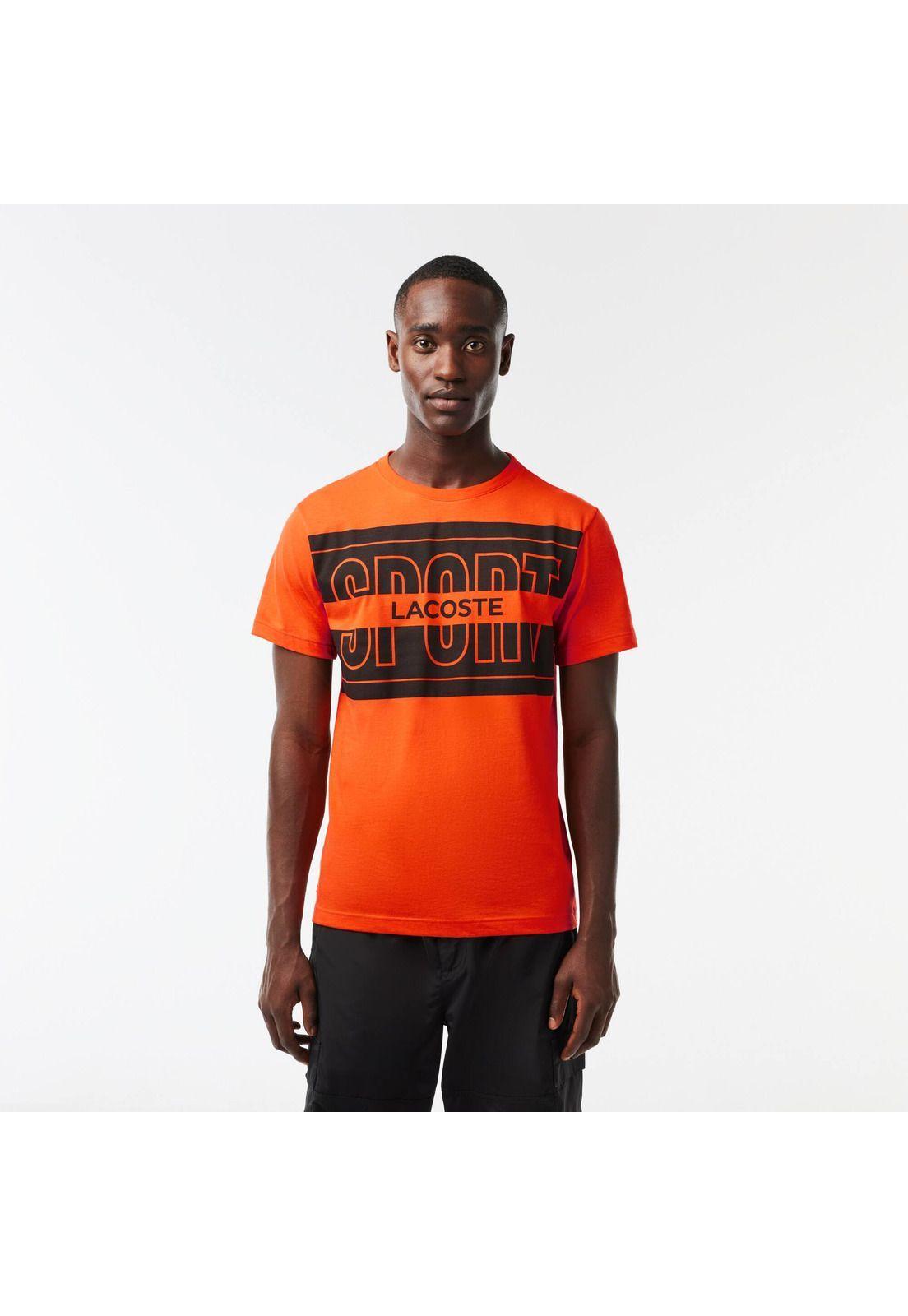 Polera Lacoste TH1787 Hombre Naranja-0