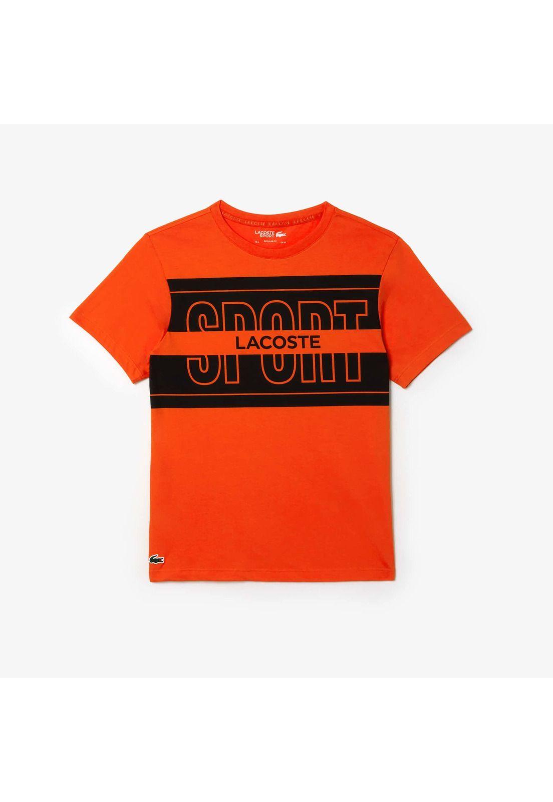 Polera Lacoste TH1787 Hombre Naranja-1