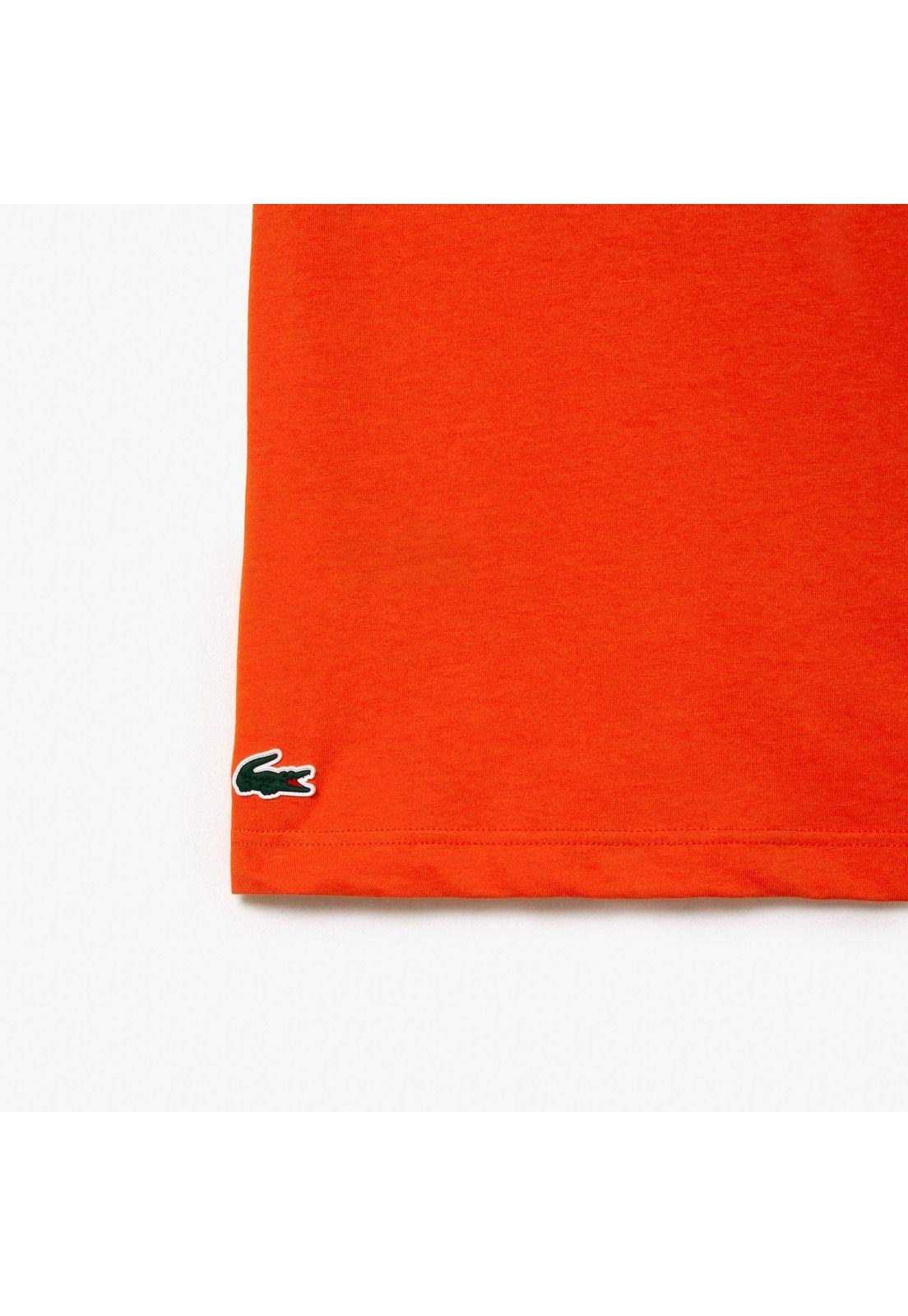 Polera Lacoste TH1787 Hombre Naranja-3