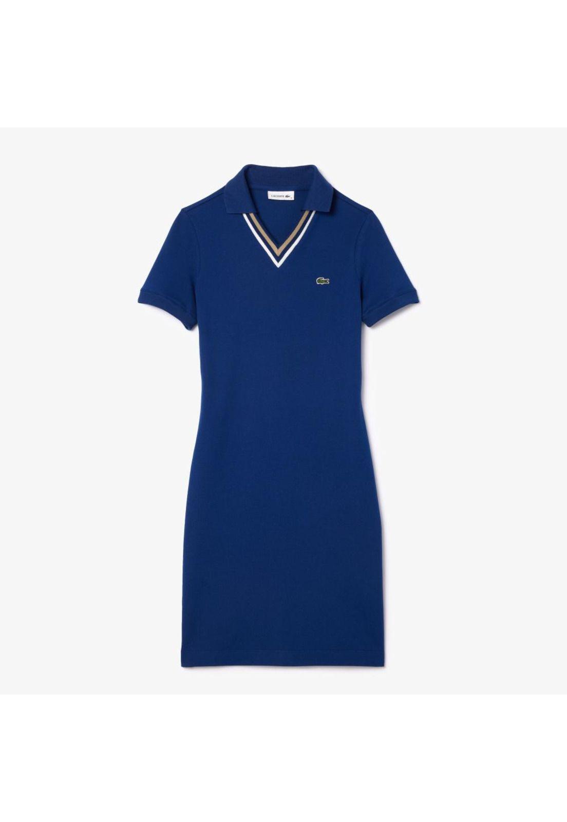 Vestido Lacoste EF088 Mujer Azul-0