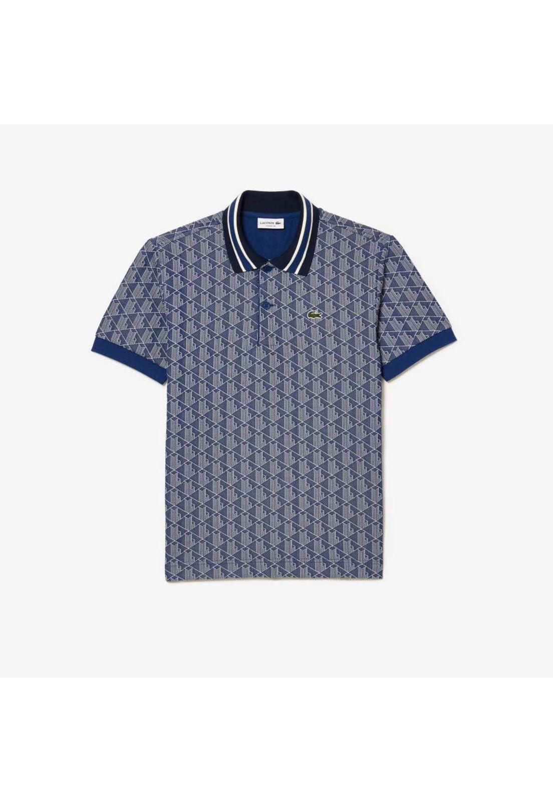 Polera Polo Lacoste DH1417 Hombre Azul-0