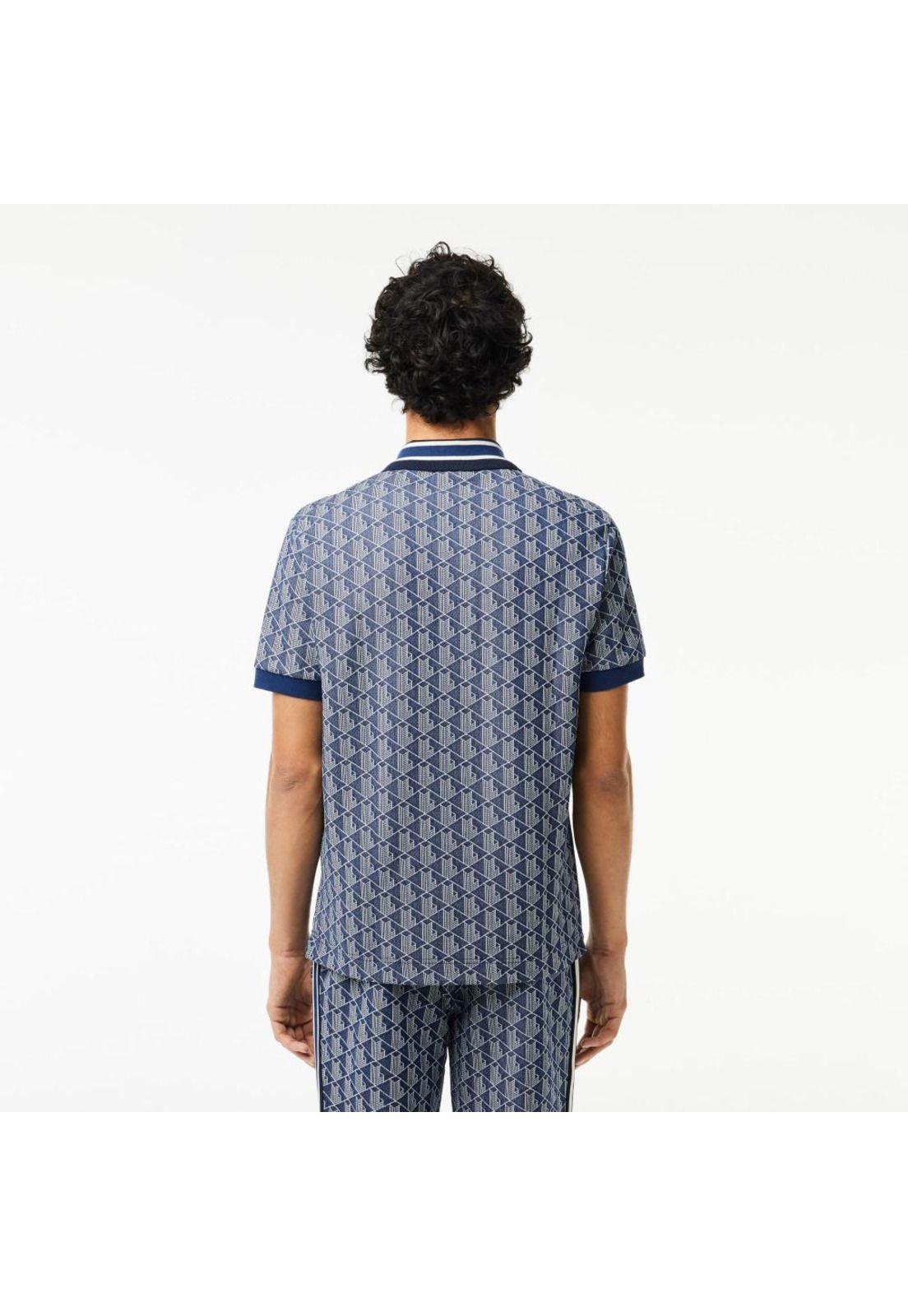 Polera Polo Lacoste DH1417 Hombre Azul-2