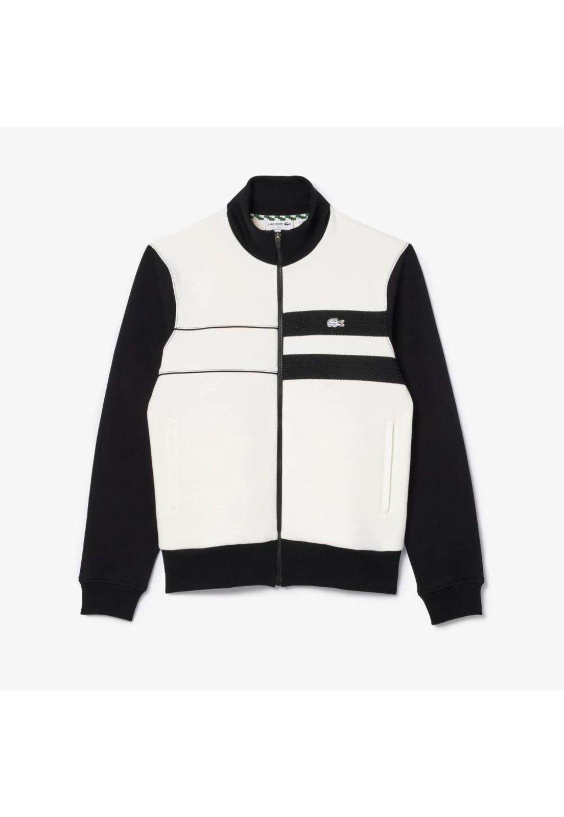 Poleron Lacoste SH7490 Hombre Blanco-2