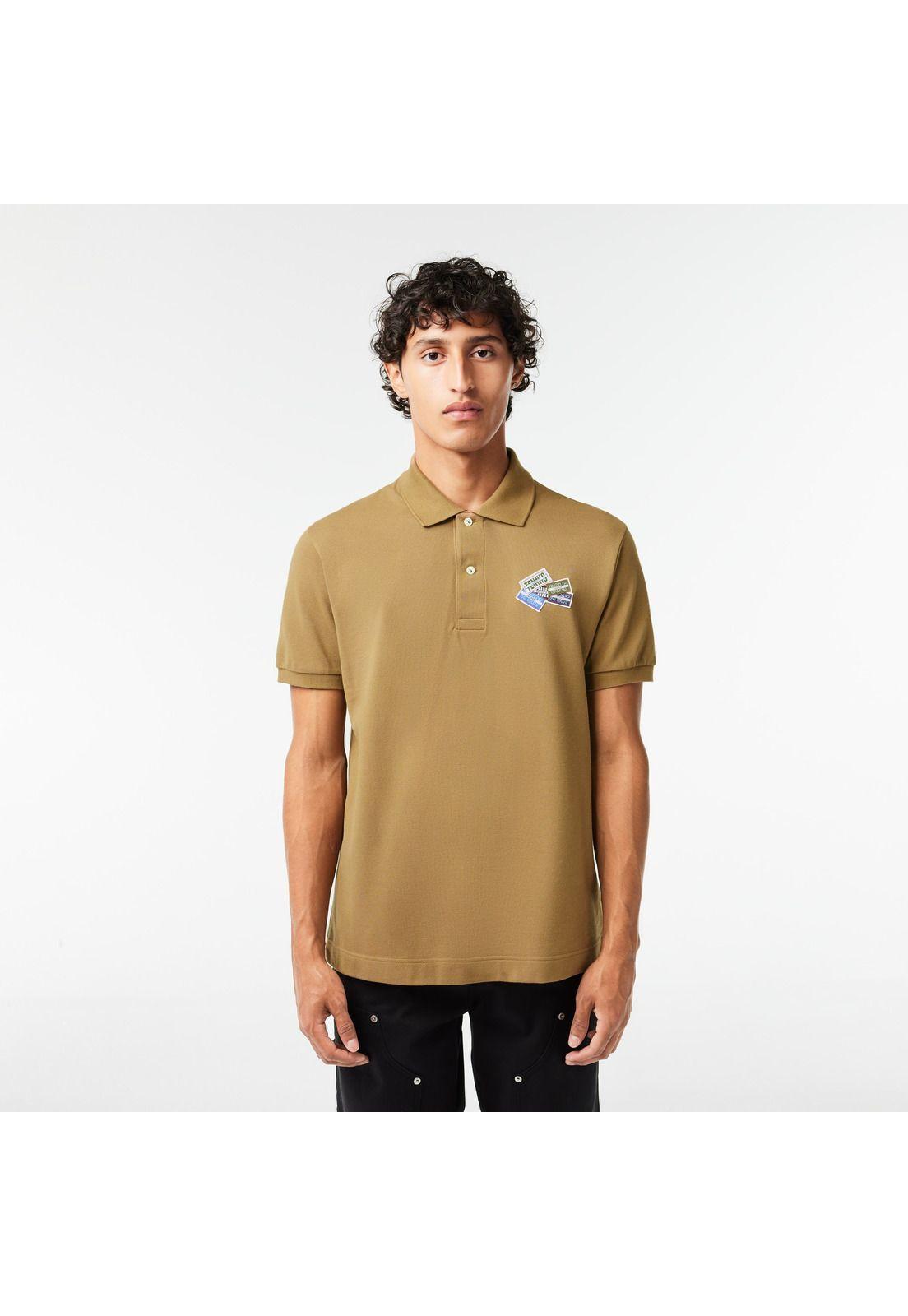 Polera Polo Lacoste PH205 Hombre Marron-0
