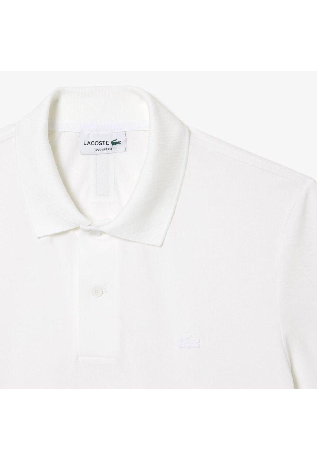 Polera Polo Algodón Hombre Lacoste PH8361 Blanco-4