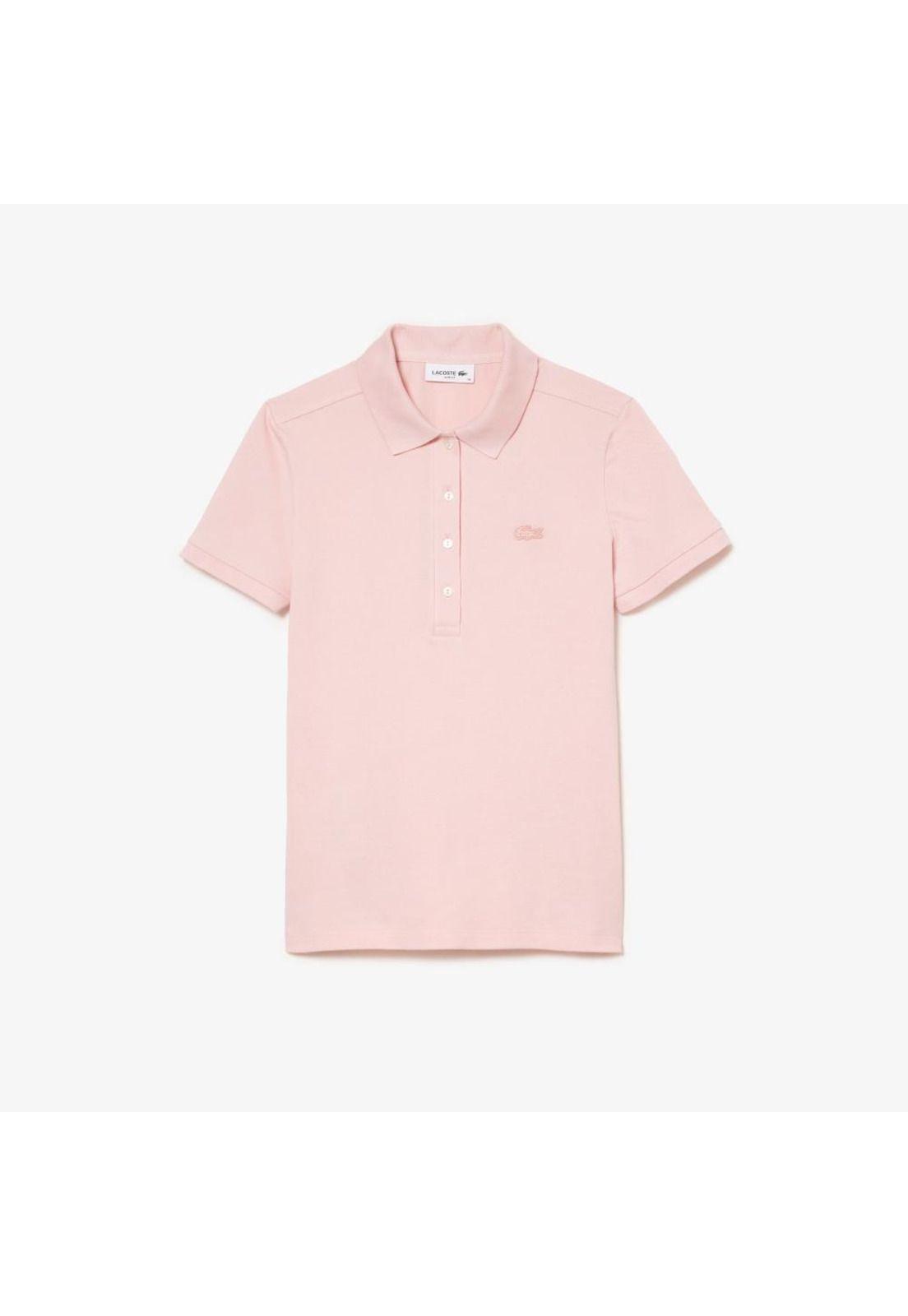 Polera Polo Lacoste PF5462 Mujer Rosa-1