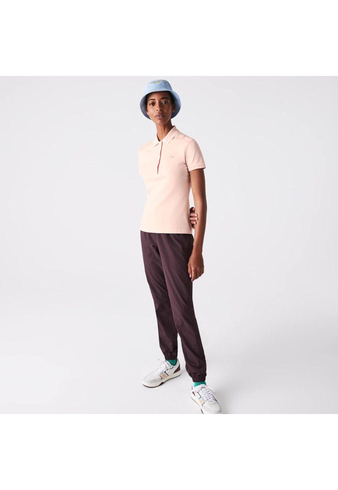 Polera Polo Lacoste PF5462 Mujer Rosa-3