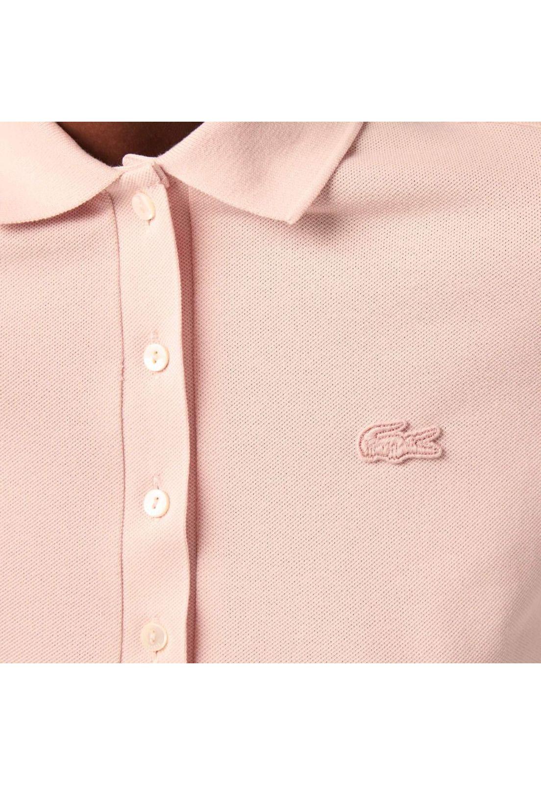 Polera Polo Lacoste PF5462 Mujer Rosa-4