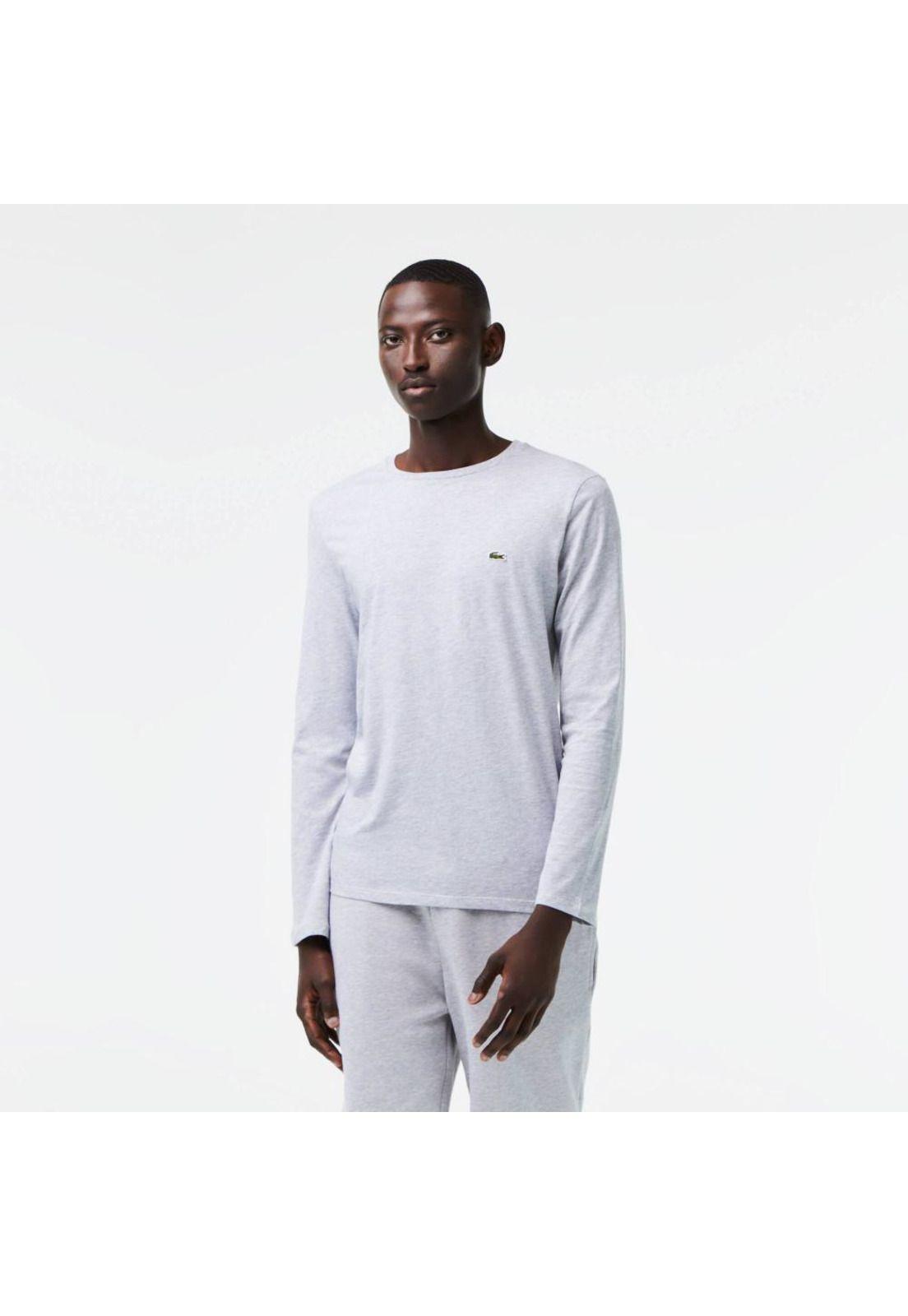 Polera Lacoste TH6712 Hombre Gris-0
