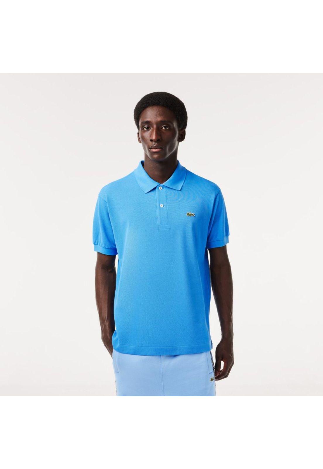 Polera Polo Lacoste L1212 Hombre Celeste-0