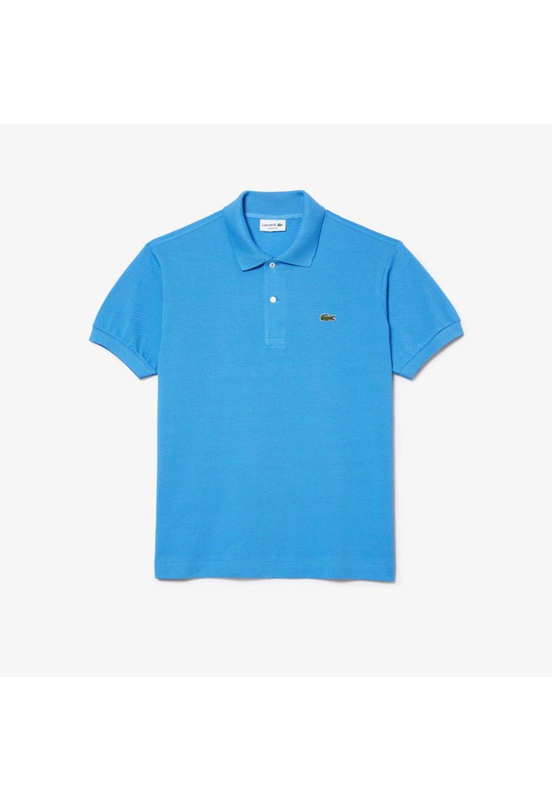 Polera Polo Lacoste L1212 Hombre Celeste-1