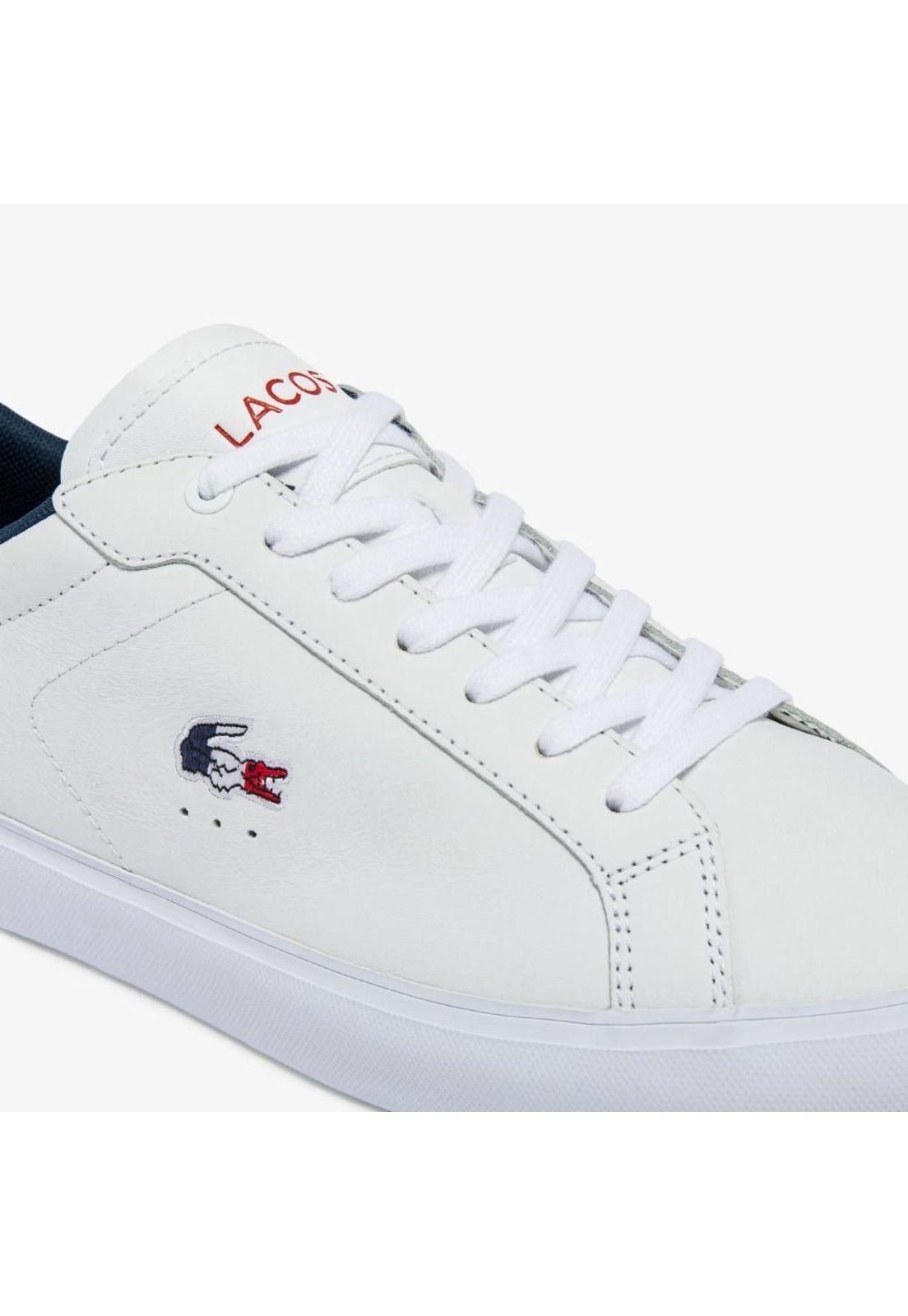 Zapatilla Urbana Lacoste Powercourt   Hombre Blanco-5