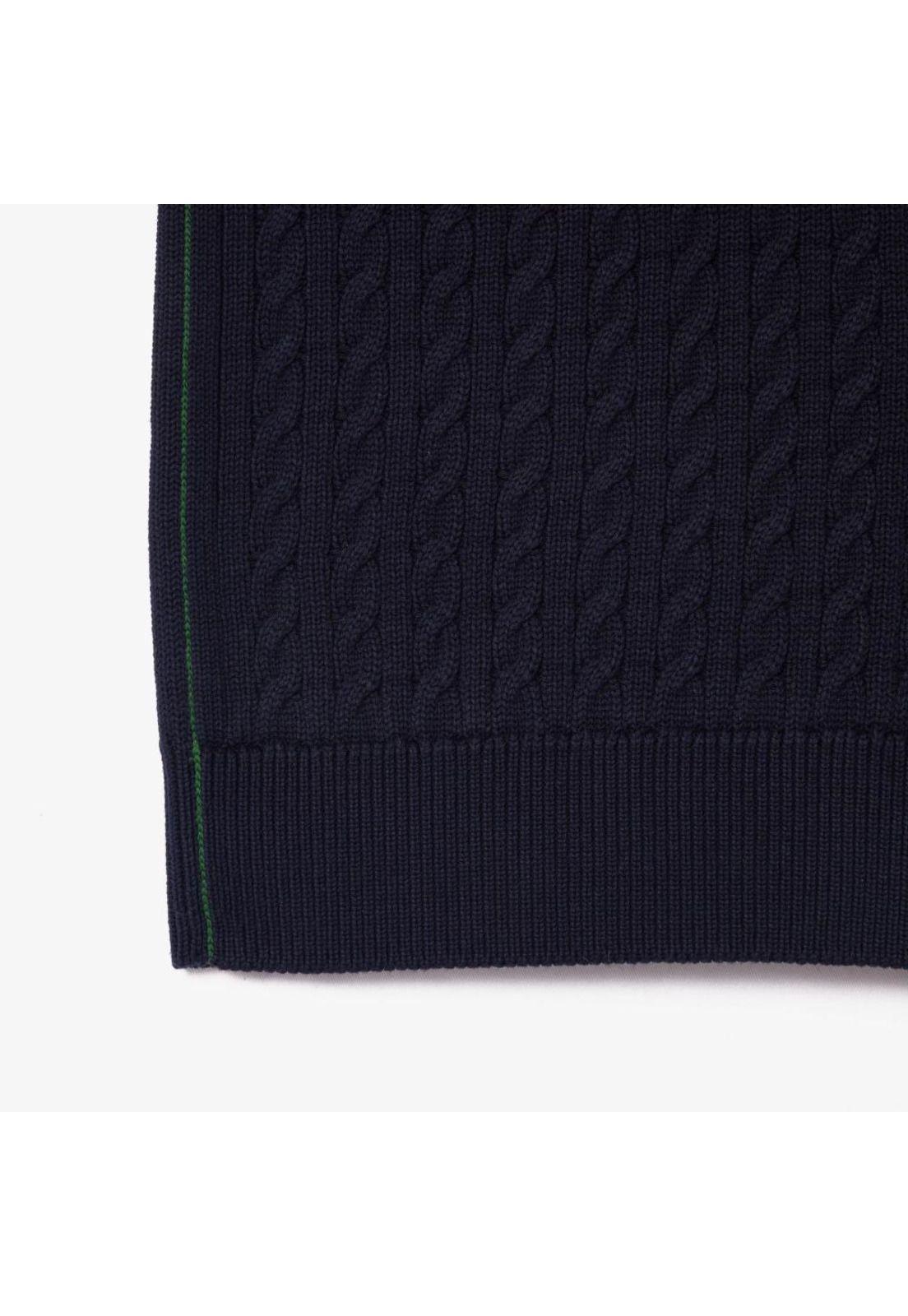 Sweater Sin Mangas Hombre Lacoste AH7633 Negro-4